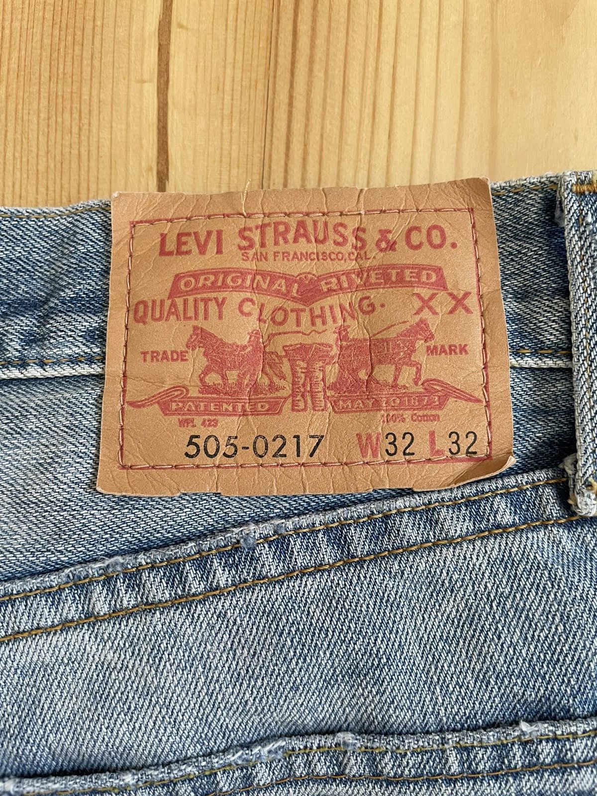 Levi's Vintage Clothing LVC 1967 505 jeans Size US 32 / EU 48 - 12 Thumbnail