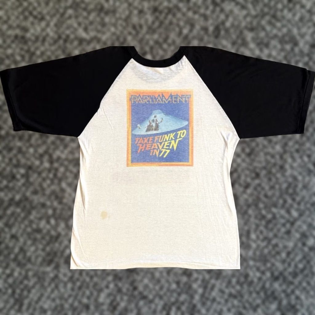 Vintage VINTAGE Nazareth Malice In Wonderland T Shirt L 1980 Funkadelic Band Music Rock White Mens Size US L / EU 52-54 / 3 - 1 Thumbnail