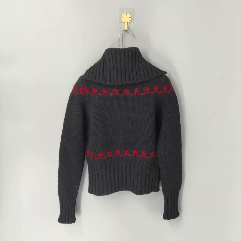 Dior Dior Dior Black Rabbit Wool Sweater-2507 Size S / US 4 / IT 40 - 2 Thumbnail