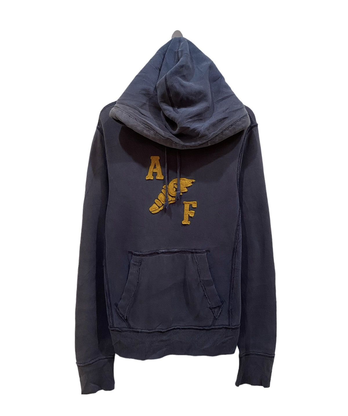 Abercrombie & Fitch × Vintage Vintage Abercrombie & Fitch Big Logo Faded Pullover Hoodies Size US M / EU 48-50 / 2 - 1 Thumbnail
