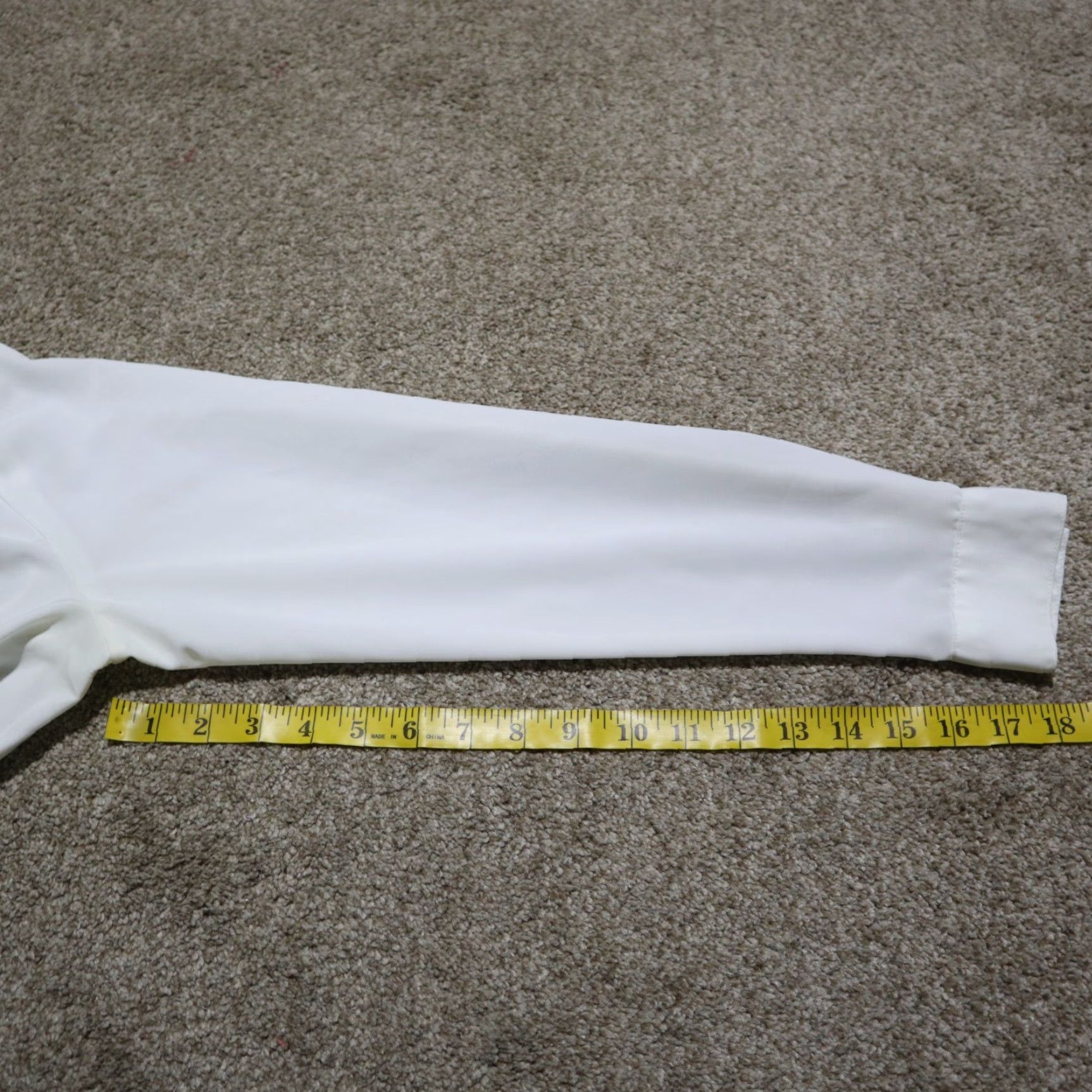 Vintage VINTAGE White Shirt Blouse Adult Women Size 12 White Lace Button Collar Long Sleeve 12 Women Vintage Classic Shirt Womens Size XL / US 12-14 / IT 48-50 - 7 Thumbnail