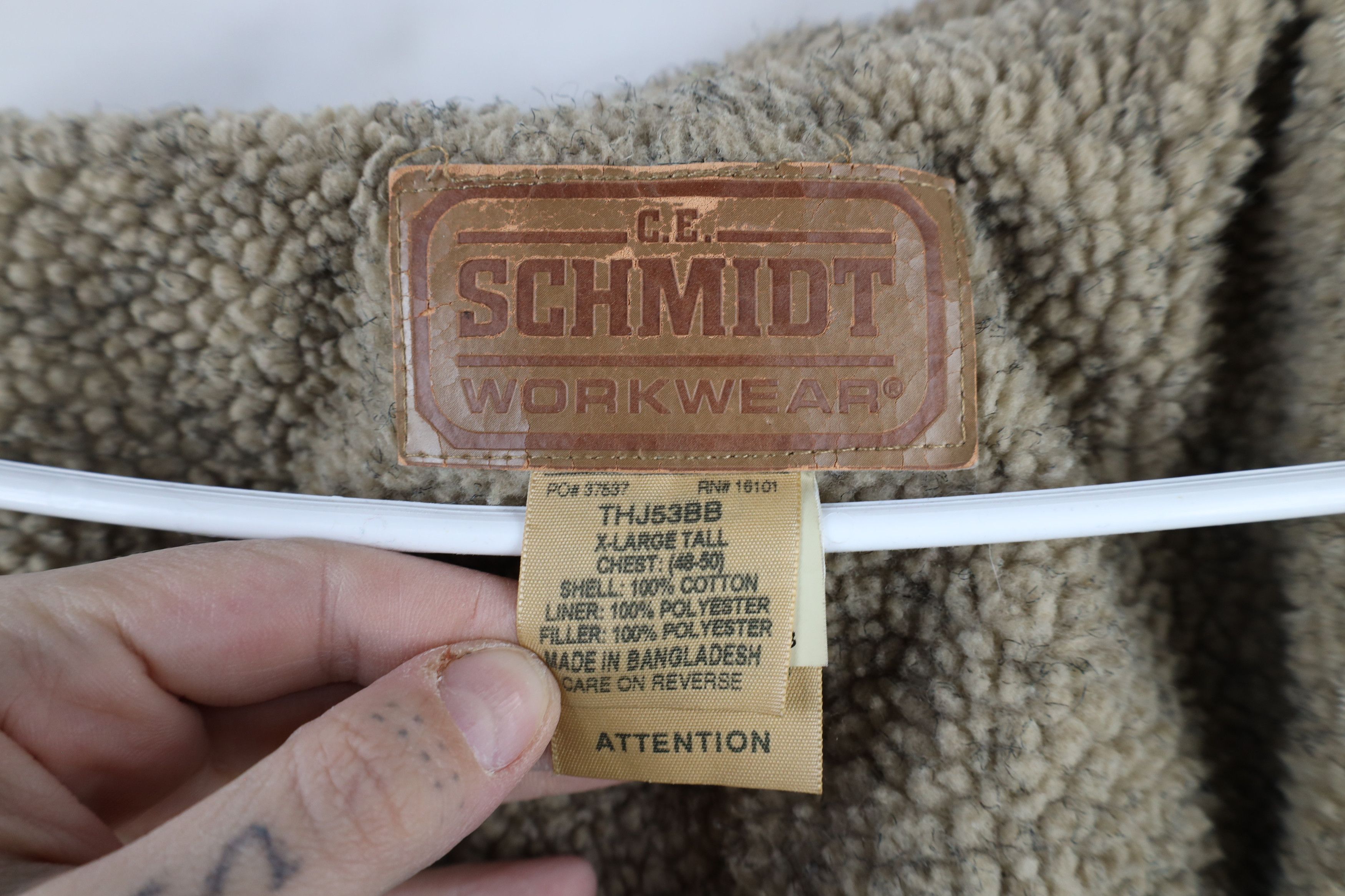 Vintage Vintage Streetwear Pile Fleece Lined Hooded Canvas Jacket Size US XL / EU 56 / 4 - 11 Thumbnail