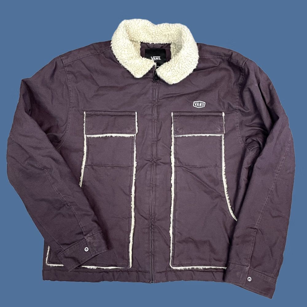 Vans VANS Mcavoy Sherpa Jacket Dark Port Mens M Midnight? Size US M / EU 48-50 / 2 - 1 Thumbnail