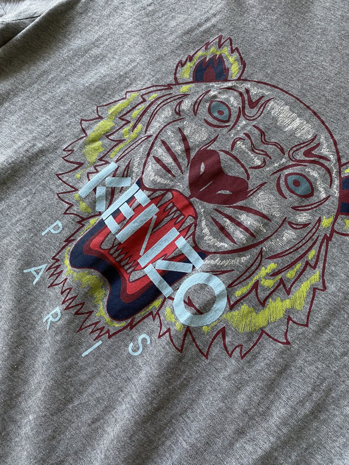 Kenzo Kenzo Tiger t shirt Size US XL / EU 56 / 4 - 4 Thumbnail