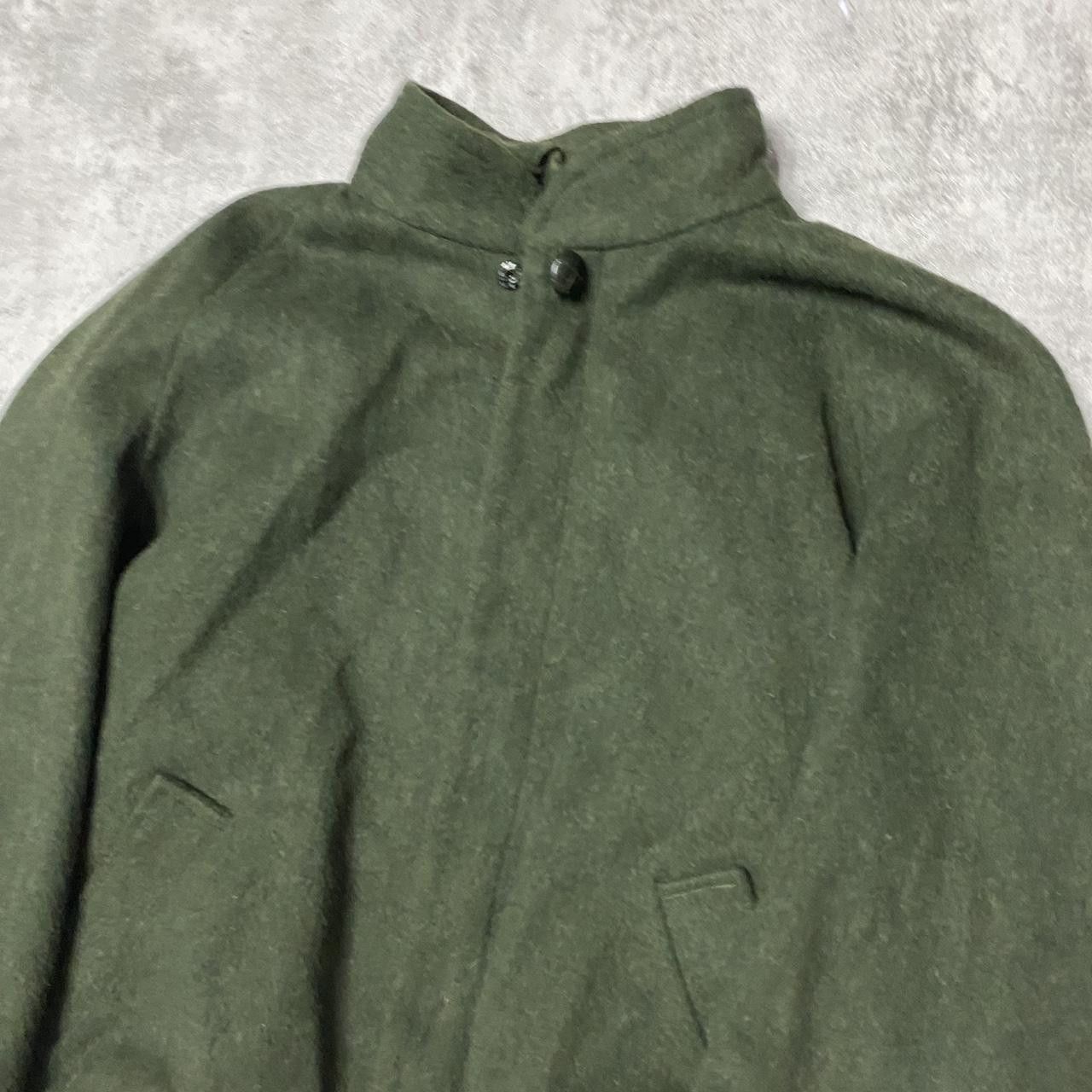 Other Green and cream wool bomber jacket jacket Size US M / EU 48-50 / 2 - 2 Thumbnail