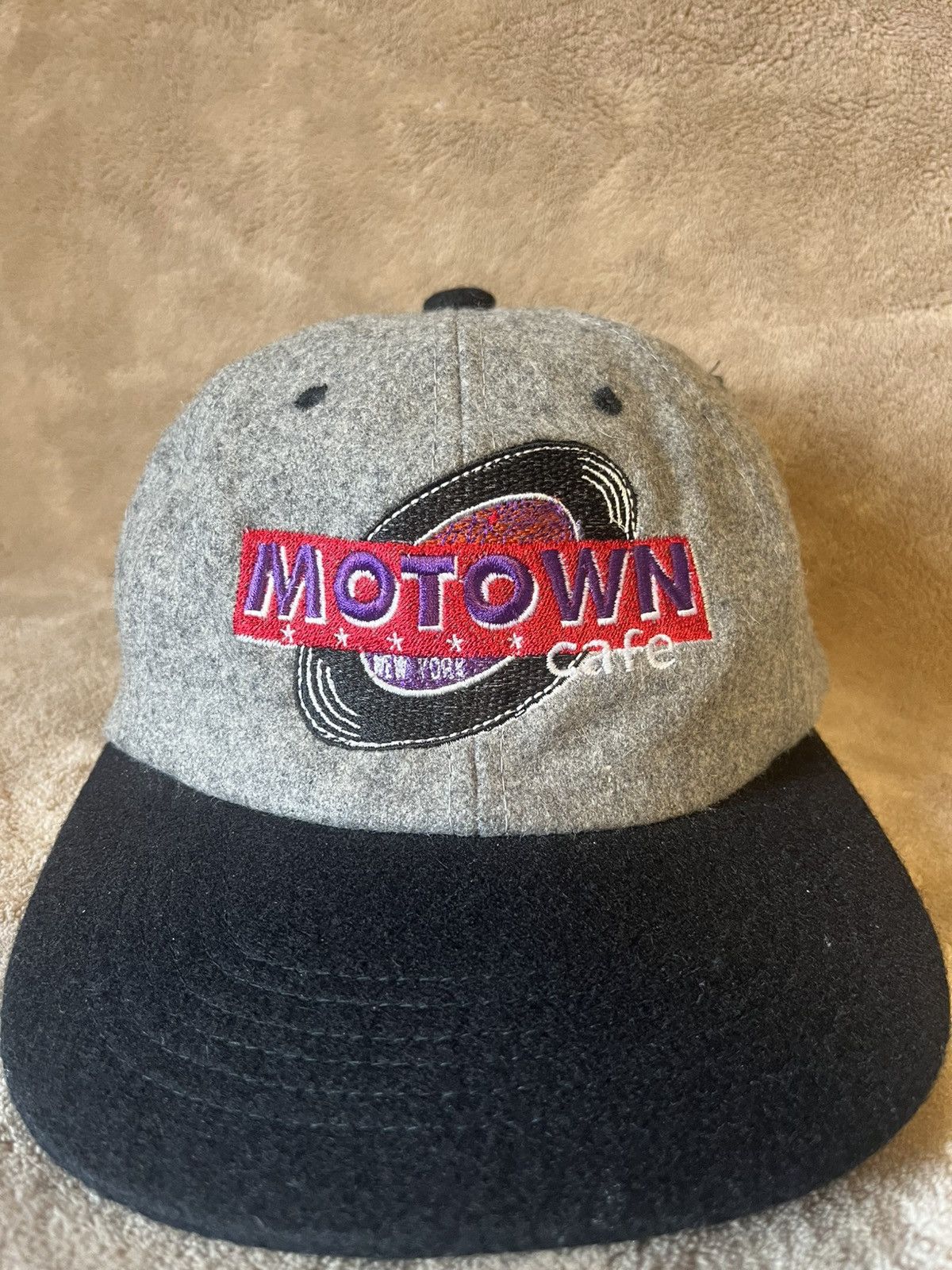 Other Vintage Rare Motown Cafe New York Sample Wool SnapBack Hat Size ONE SIZE - 2 Thumbnail