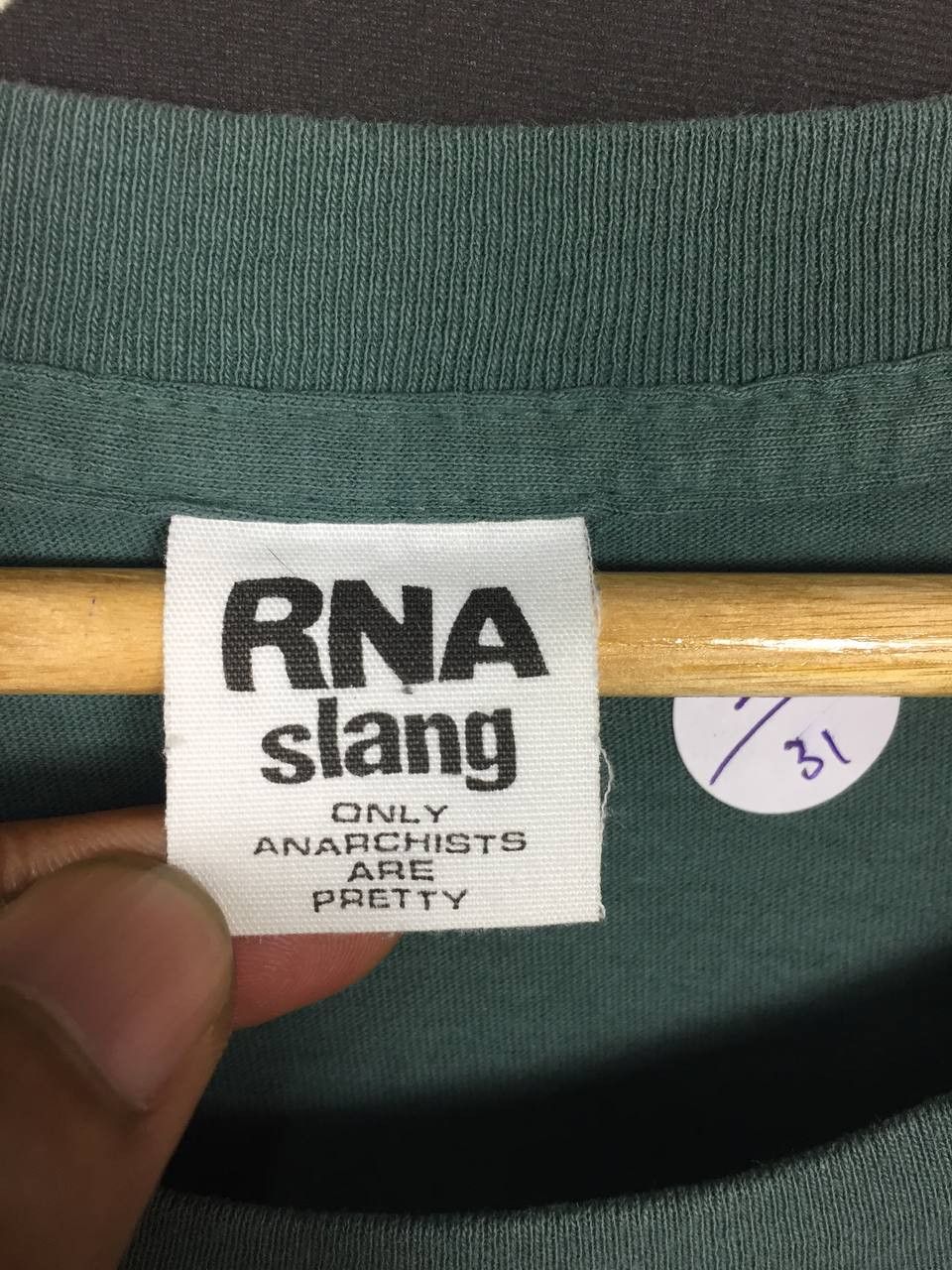 Japanese Brand × Seditionaries × Vintage Vtg RNA Slang Only Anarchists Are Pretty Sunday Morning Tee Size US M / EU 48-50 / 2 - 8 Thumbnail
