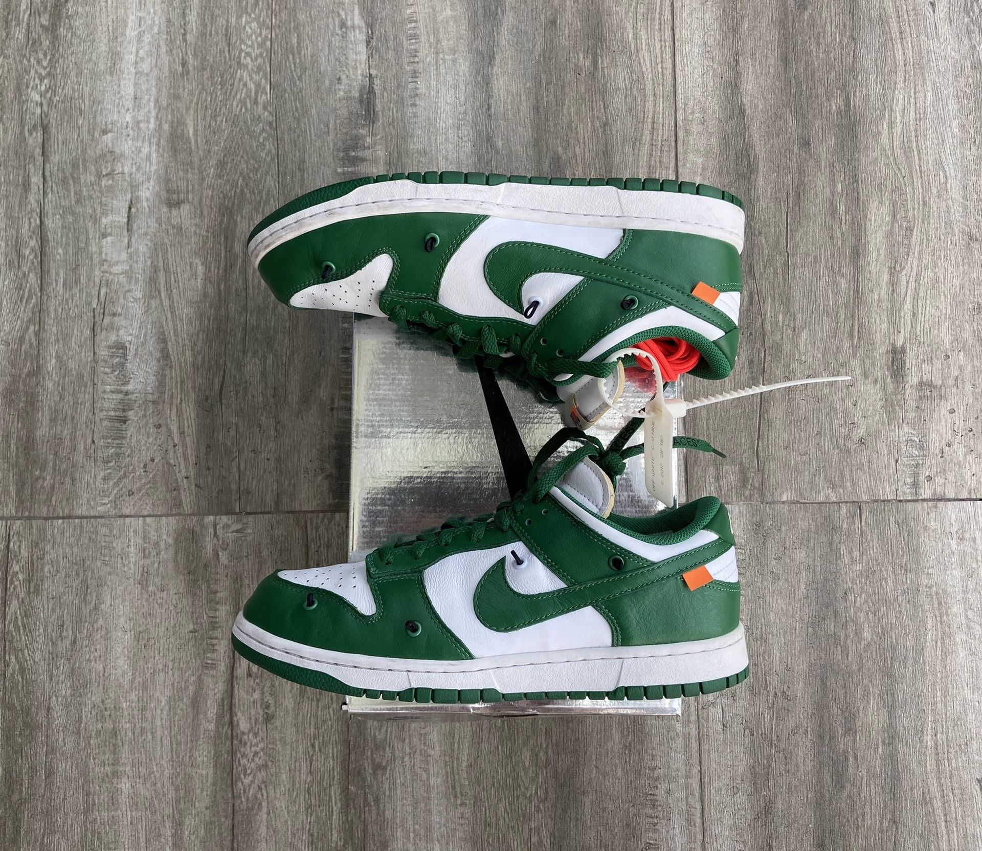 Off-White OFF-WHITE x Nike Dunk Low Leather Size US 9.5 / EU 42-43 - 3 Thumbnail