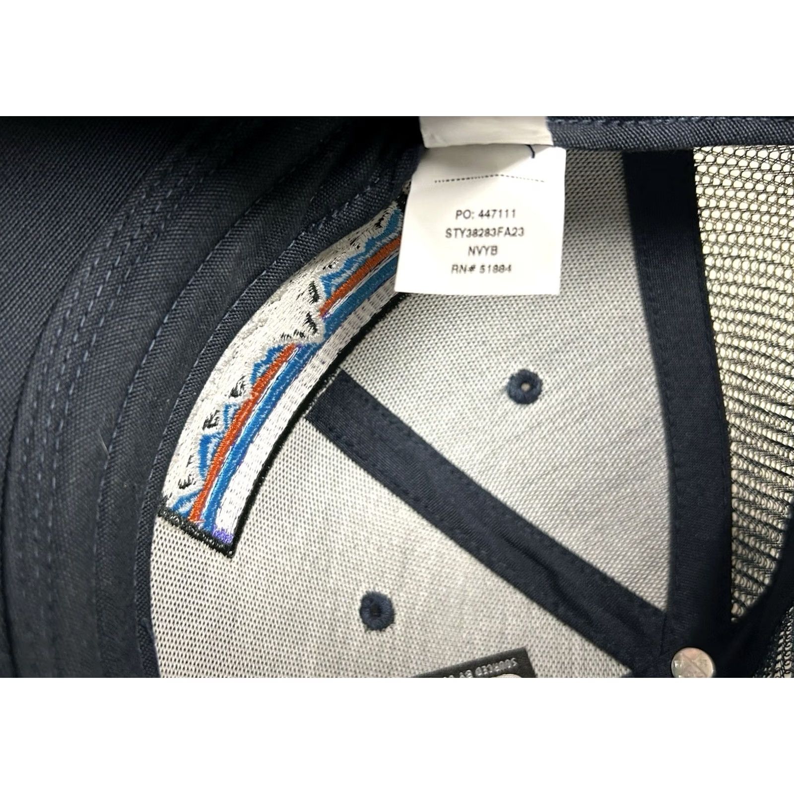 Patagonia Patagonia Trucker Hat Navy Blue P-6 Logo LoPro One Size Men Mens Hat Size ONE SIZE - 8 Thumbnail