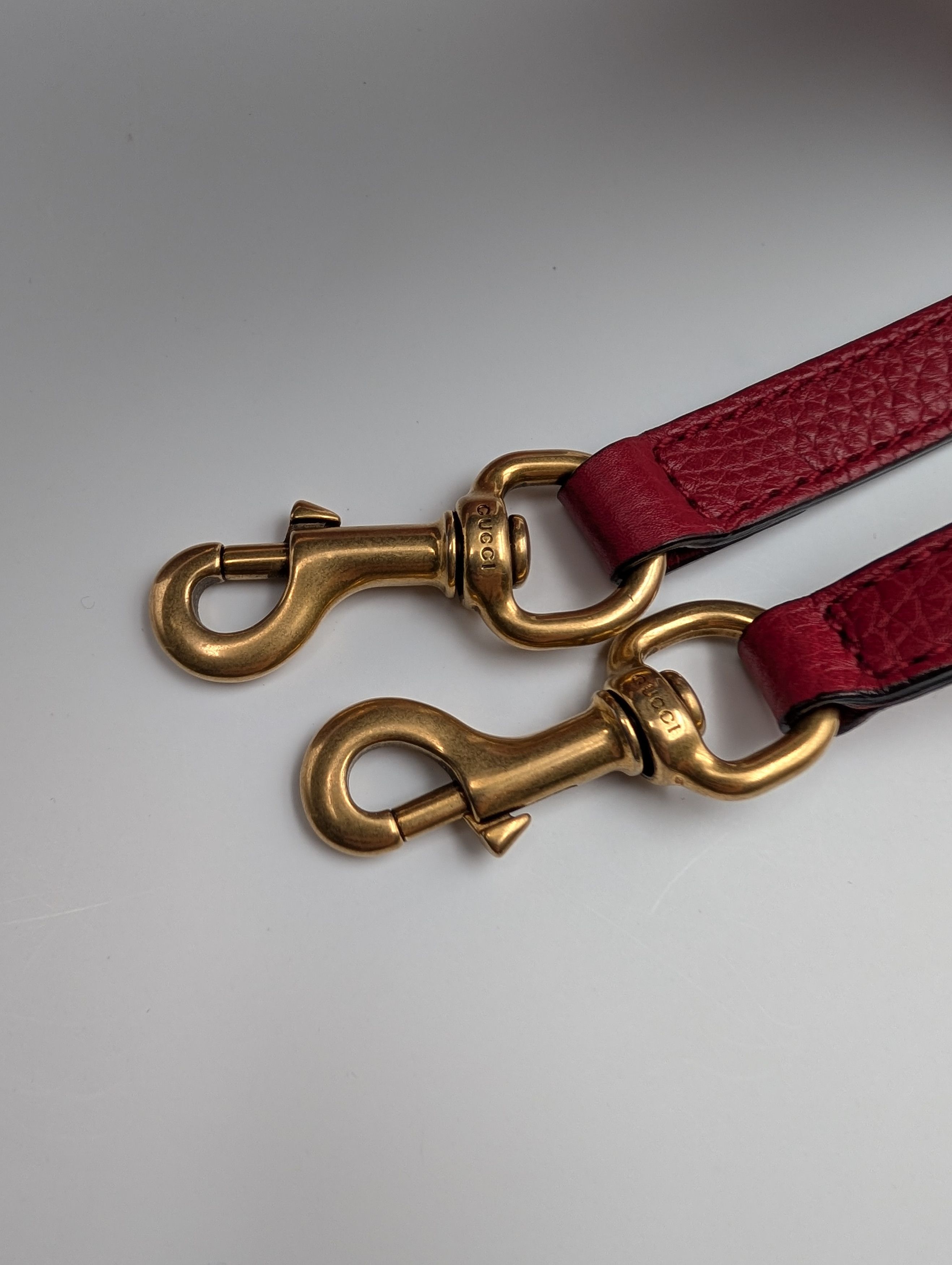 Gucci Red GG Marmont Top Handle Bag Size ONE SIZE - 12 Thumbnail