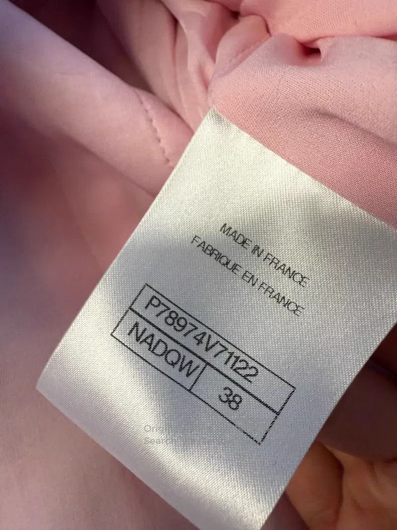 Chanel 25p pink pearls jacket