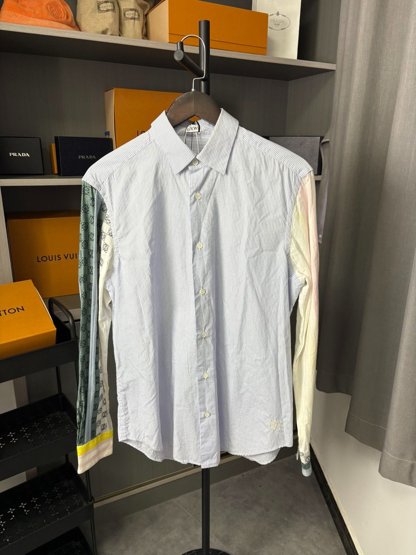 Loewe Loewe Blue Shirt 39 Men Size US M / EU 48-50 / 2 - 1 Thumbnail