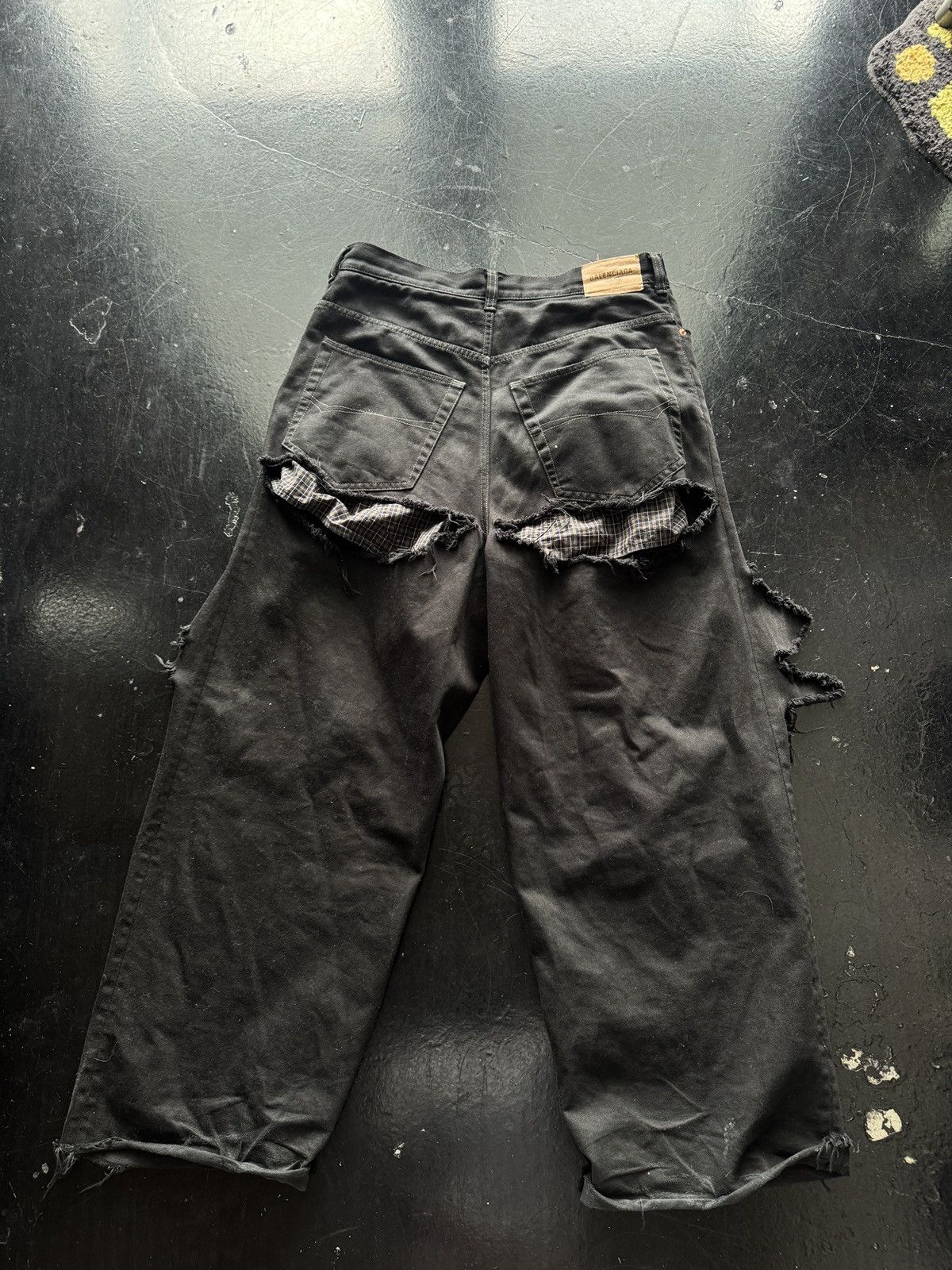 Balenciaga ‘21 afterworld Runway Destroyed Boxer Denim Size US 36 / EU 52 - 3 Thumbnail