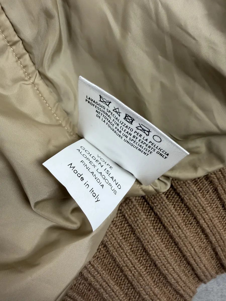 Gucci AW2010 Gucci Beige Camel Fox Fur Wool Jacket by Frida Giannini Size S / US 4 / IT 40 - 12 Thumbnail