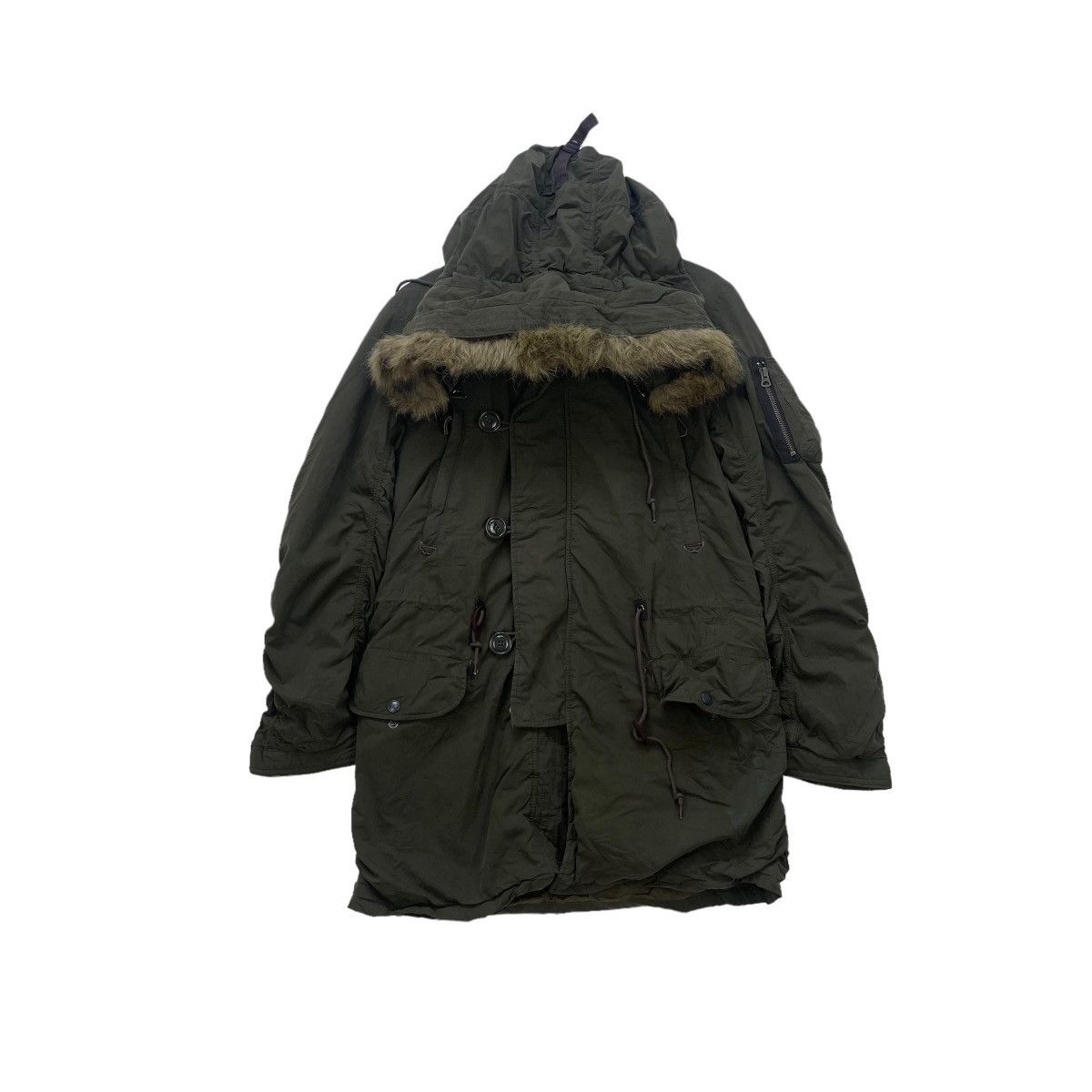 Johnbull Vtg Johnbull Snorkel Parka Army Field Jacket Faux Fur Army Size US S / EU 44-46 / 1 - 2 Thumbnail