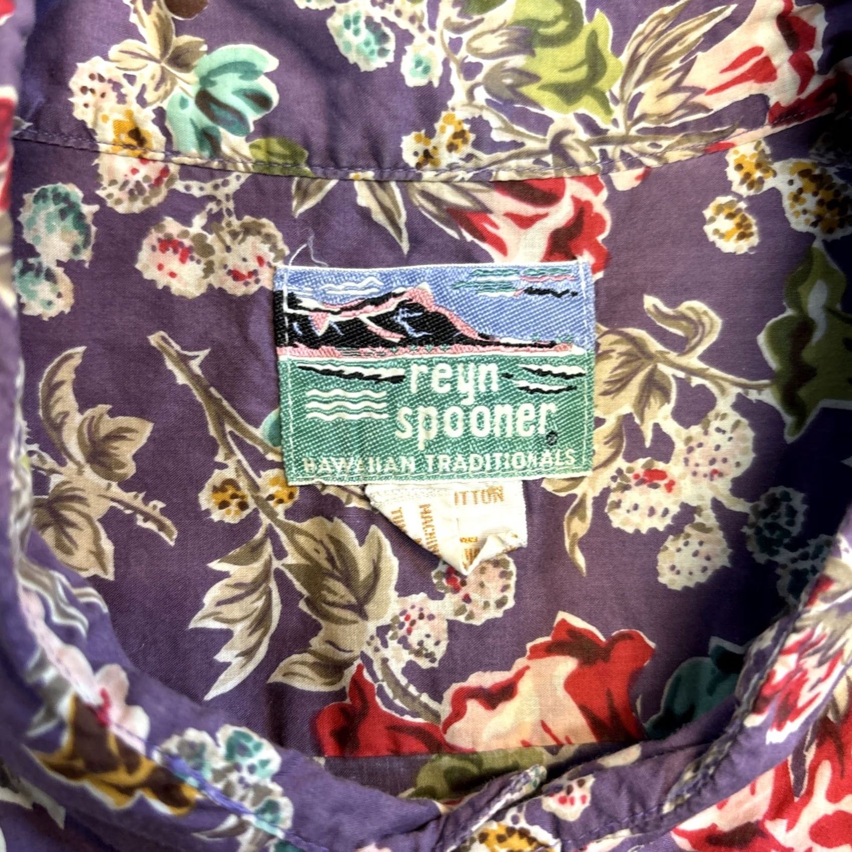 Reyn Spooner VINTAGE Reyn Spooner Shirt Mens XL Hawaiian Floral Purple Tiki Trad Beach Camp Retro Size US XL / EU 56 / 4 - 3 Thumbnail