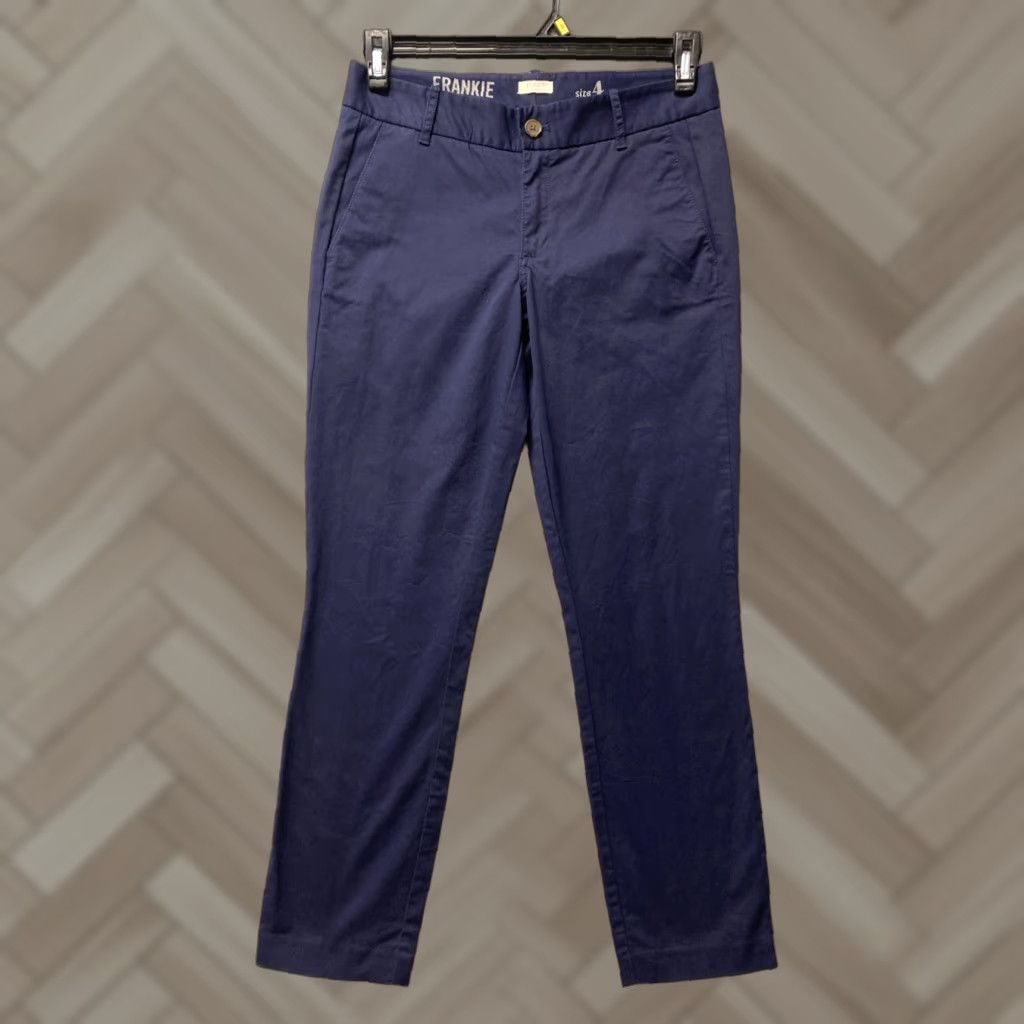 J.Crew J.Crew Chino Pants Women’s Size 4 Navy Pocket 164-11 Size 30" / US 8 / IT 44 - 1 Thumbnail