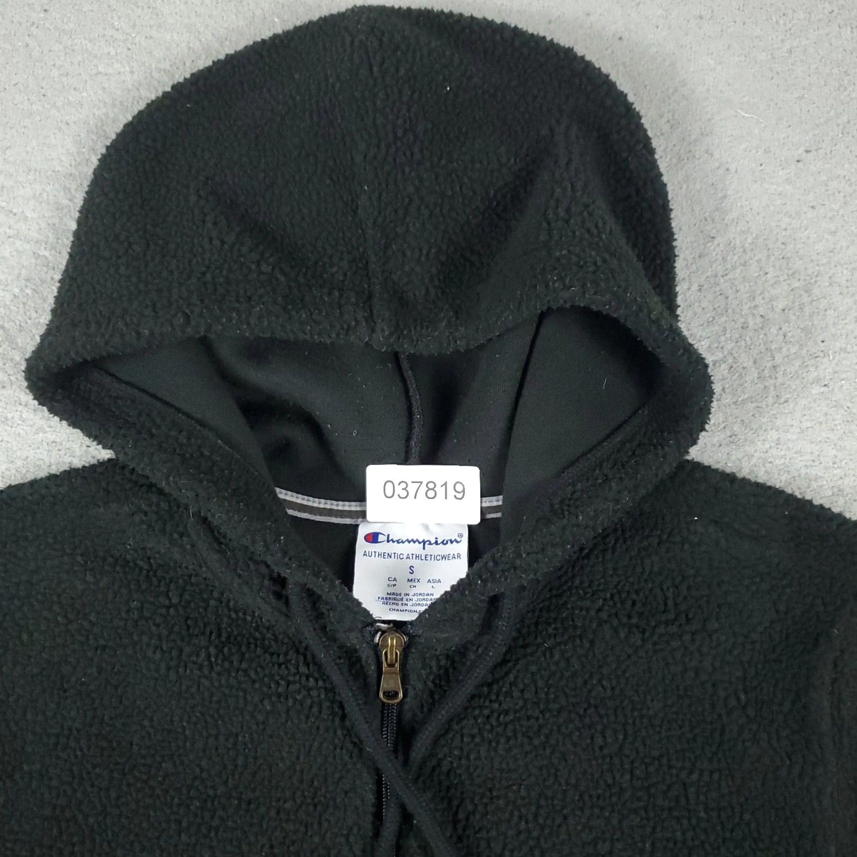 Champion Champion Hoodie Mens Small Black Fleece Pullover Sweatshirt Size US S / EU 44-46 / 1 - 2 Thumbnail