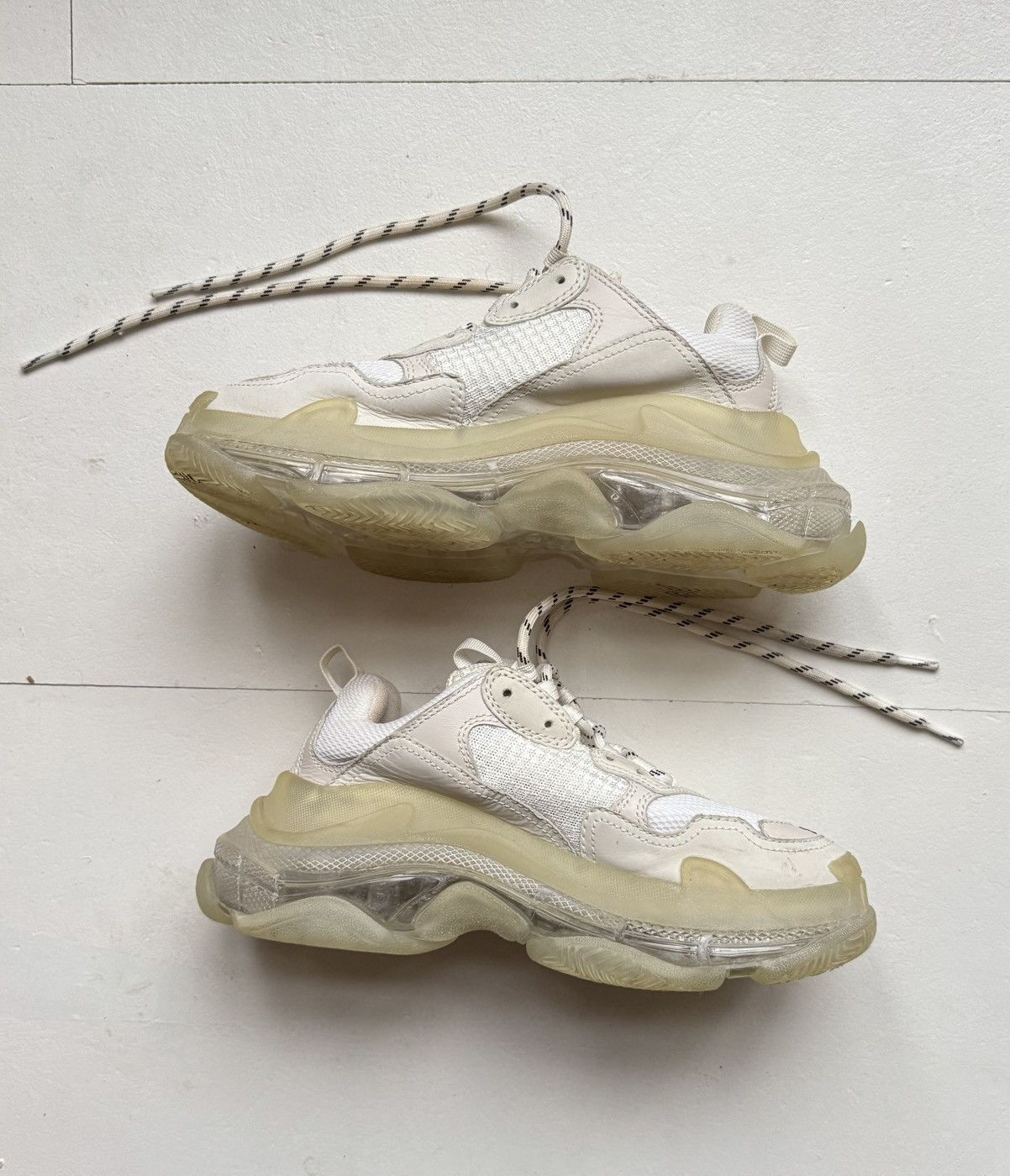 Balenciaga Balenciaga Triple S White Size US 8 / IT 38 - 4 Thumbnail