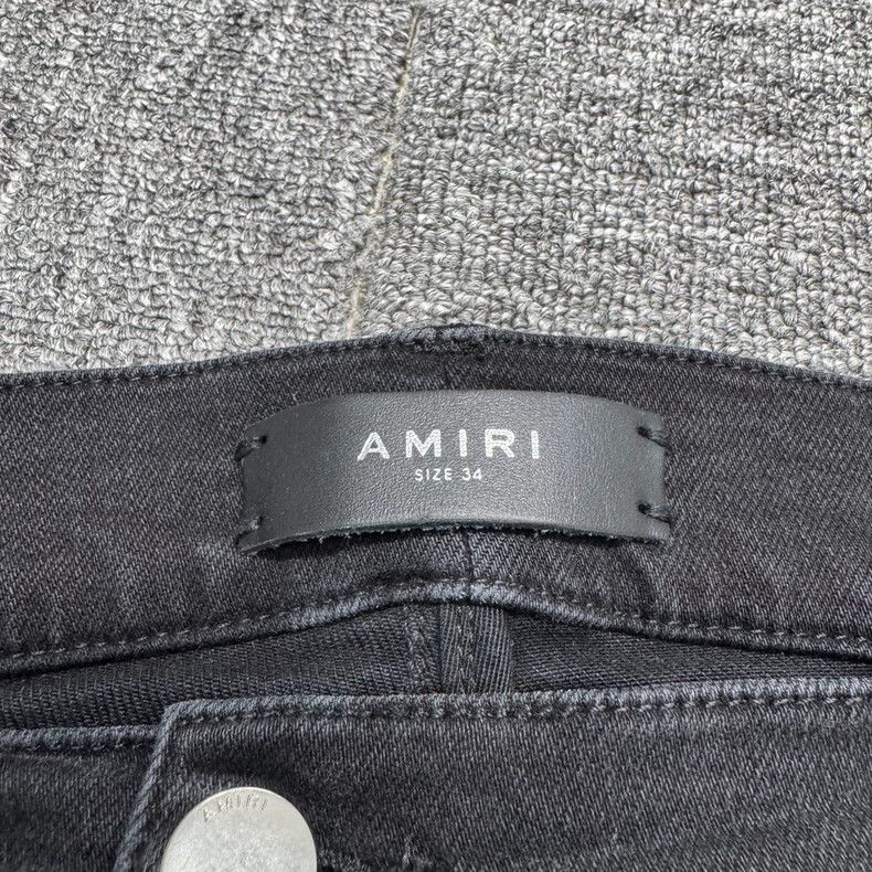 Amiri Amiri Black splashed ink jeans 2506-Nextarrow Size US 34 / EU 50 - 2 Thumbnail