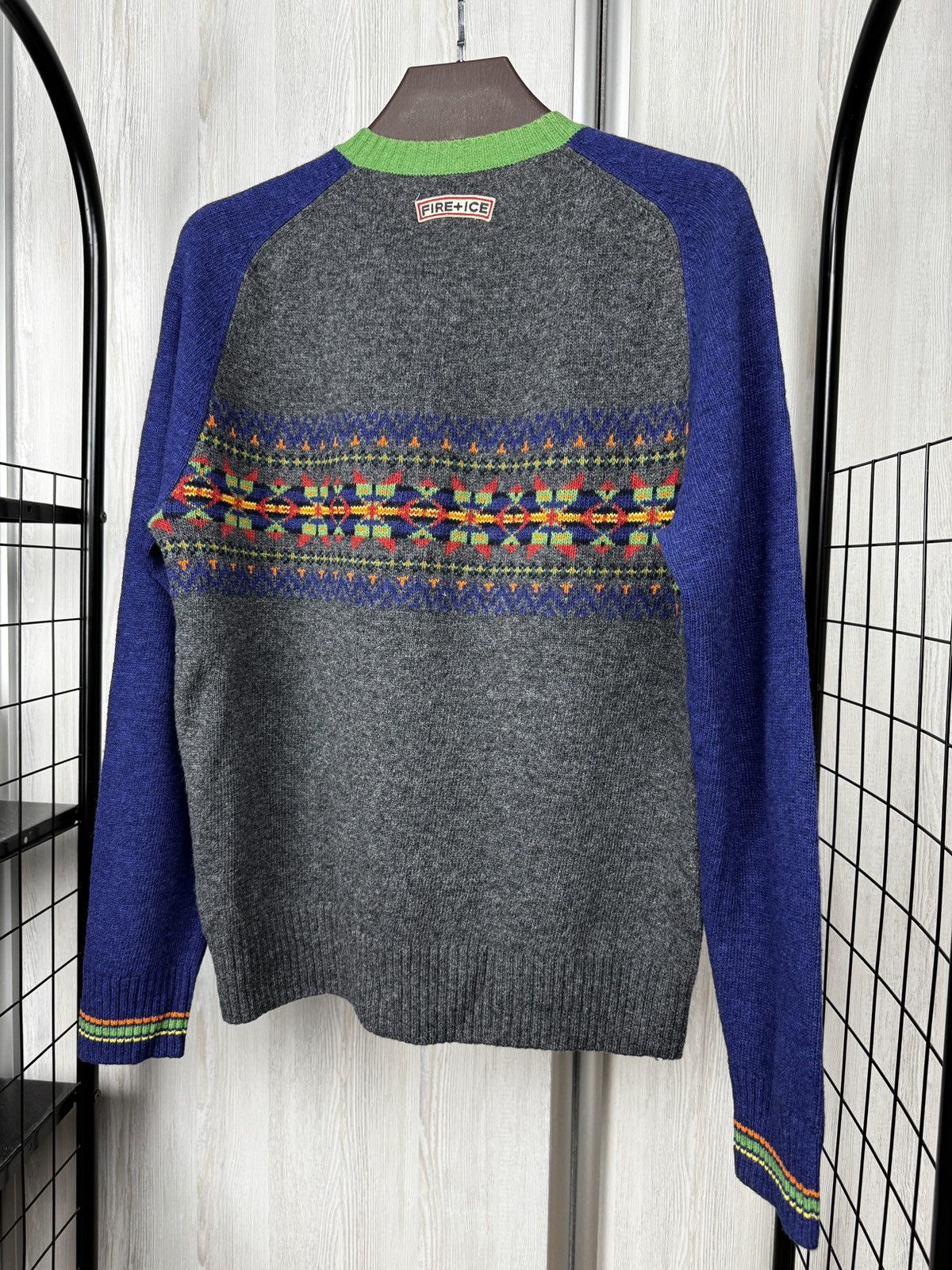 Bogner Bogner Fire + Ice multicolor wool ornament sweater jumper Size US M / EU 48-50 / 2 - 2 Thumbnail