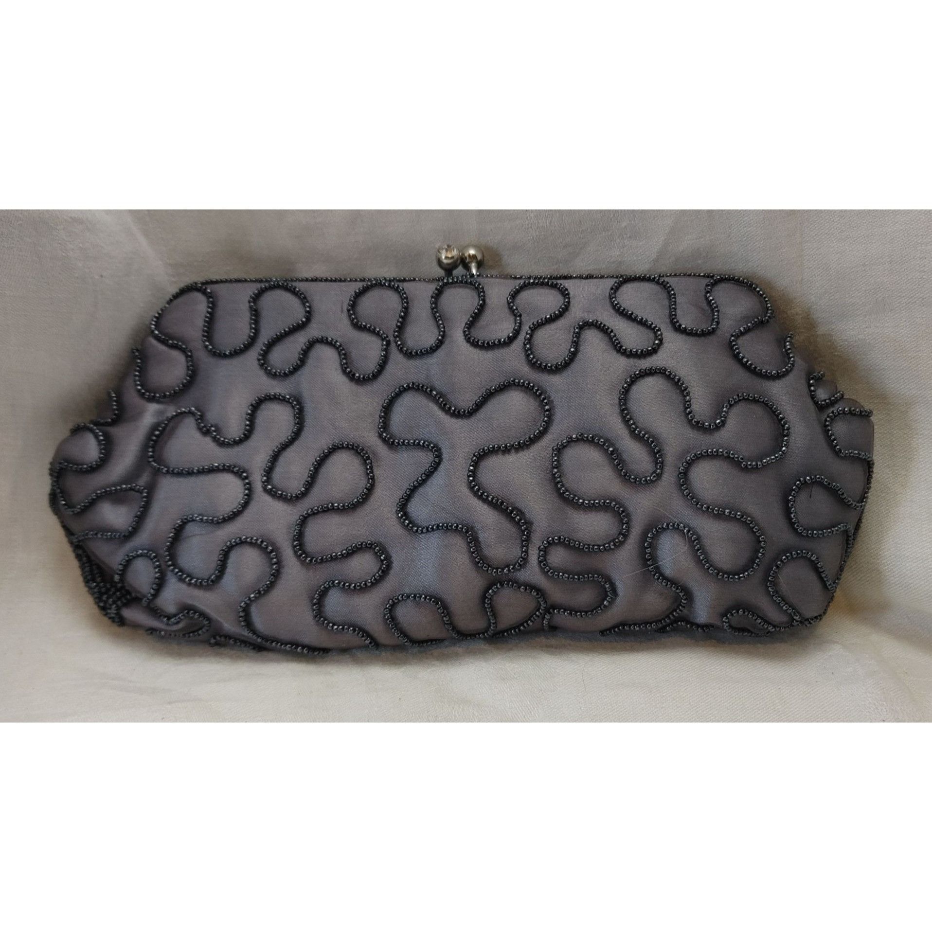 Other Gray and Black Evening Clutch Size ONE SIZE - 1 Thumbnail