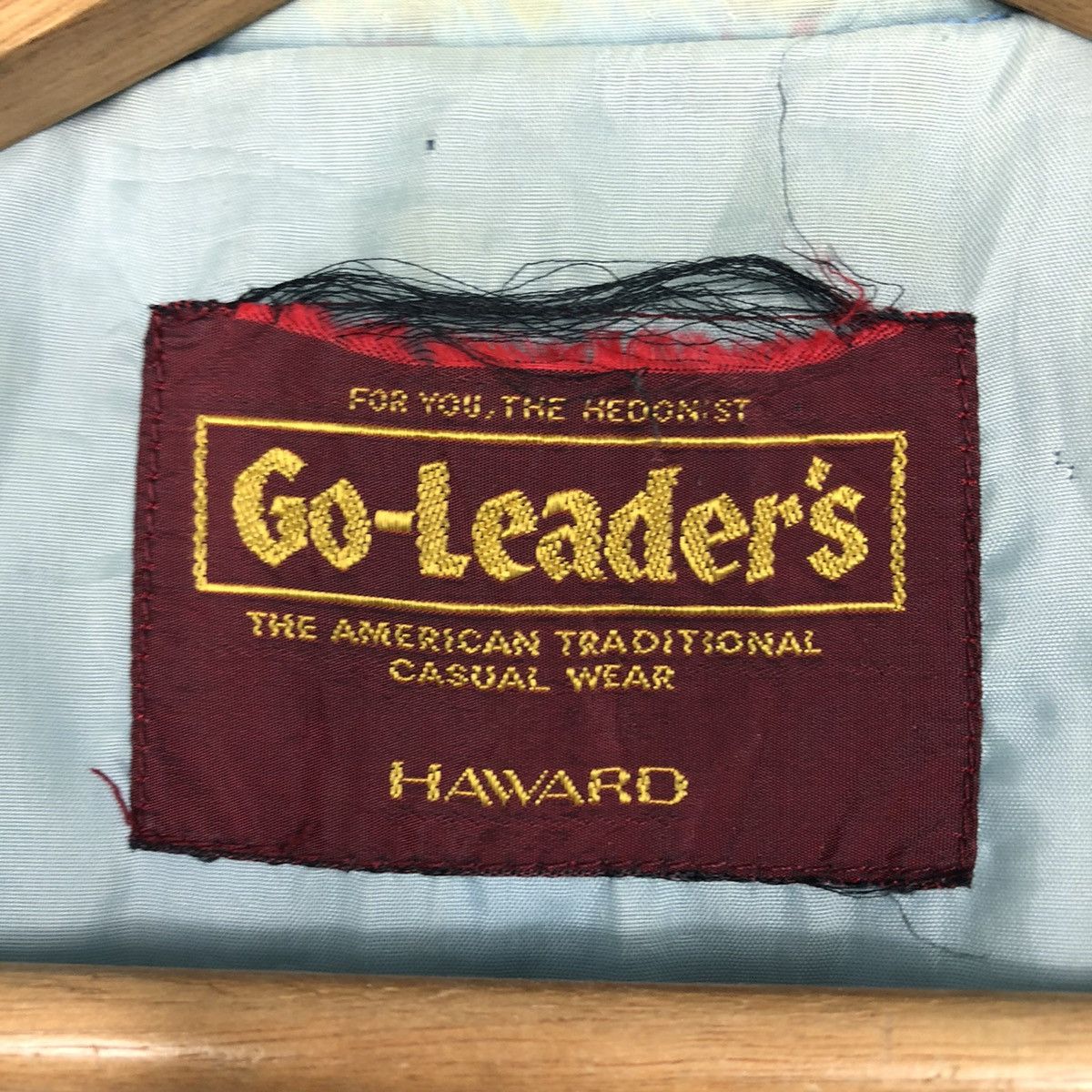 Japanese Brand × Vintage 📌Vintage Jumper Varsity Jacket Go Leaders Haward Big Logo Size US M / EU 48-50 / 2 - 18 Thumbnail