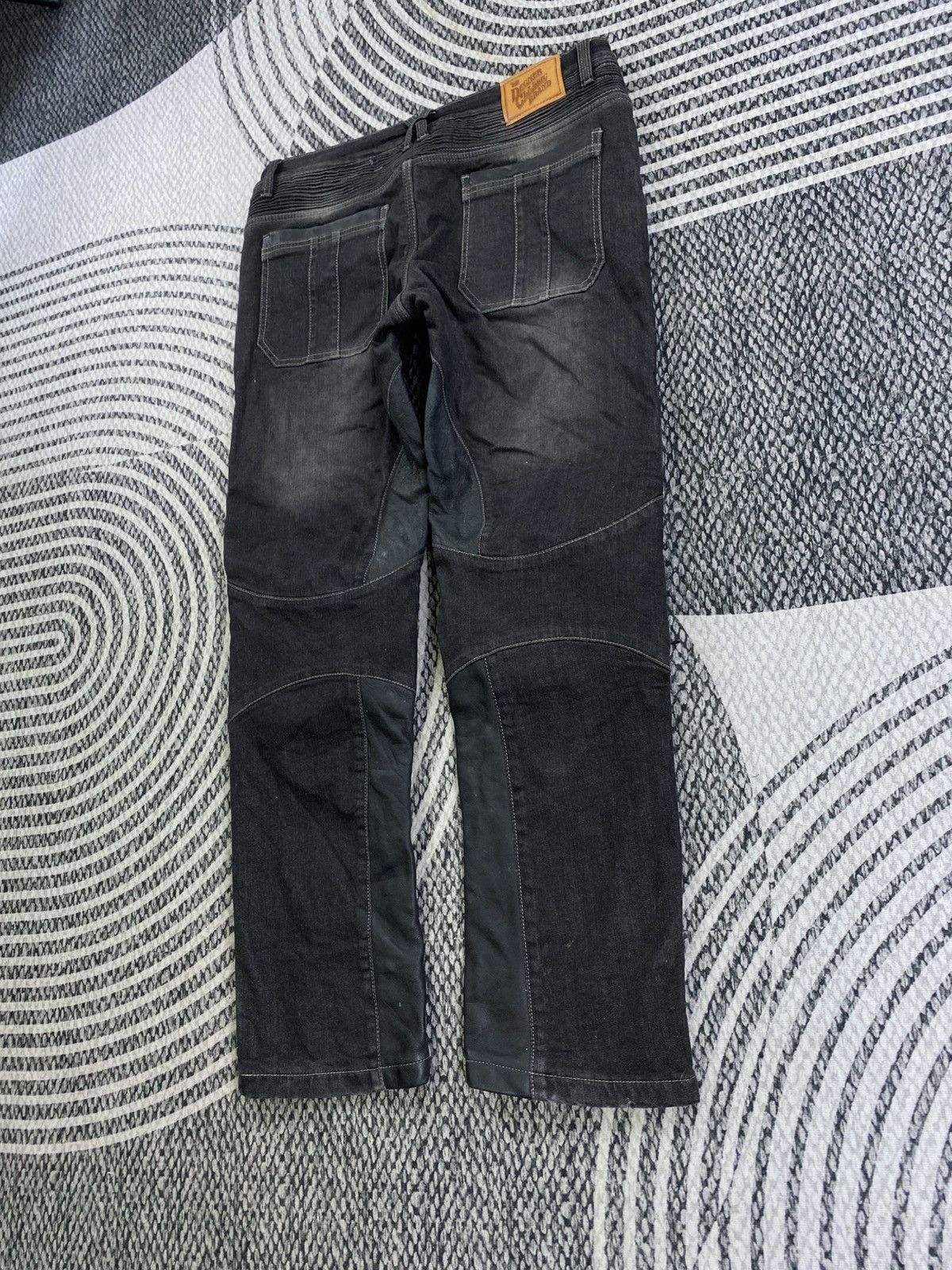 Designer The Designer Classic Tactical Biker Denim Pants Size US 35 - 6 Thumbnail