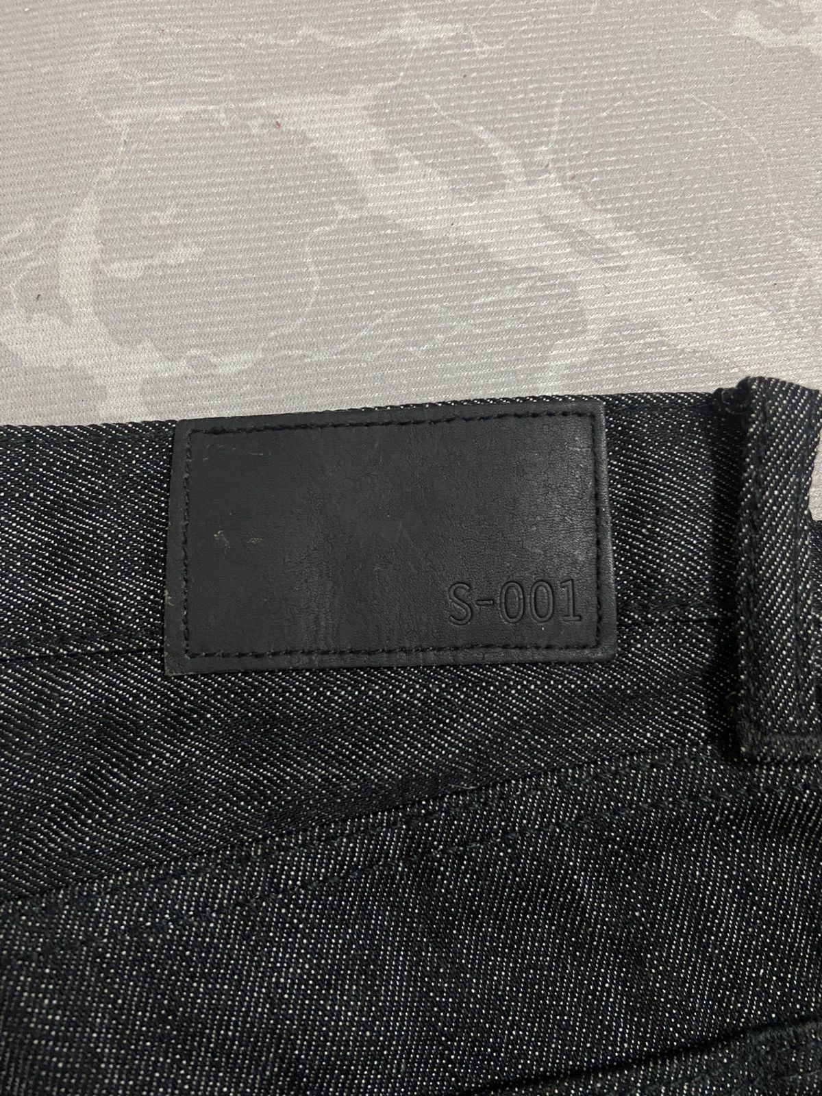 Uniqlo Uniqlo Sashiko Black Denim Size US 31 - 5 Thumbnail