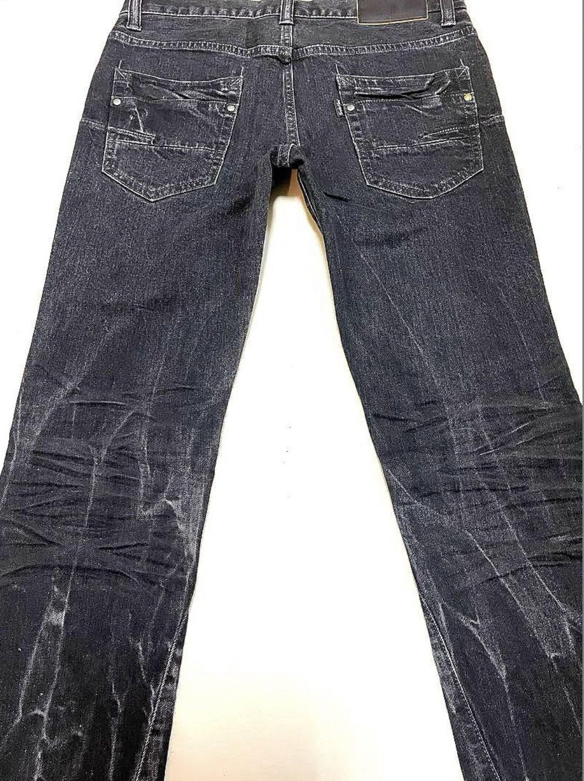 If Six Was Nine × Japanese Brand × Tornado Mart 00s Tornado Mart waxed bootcut jeans Size US 32 / EU 48 - 5 Thumbnail