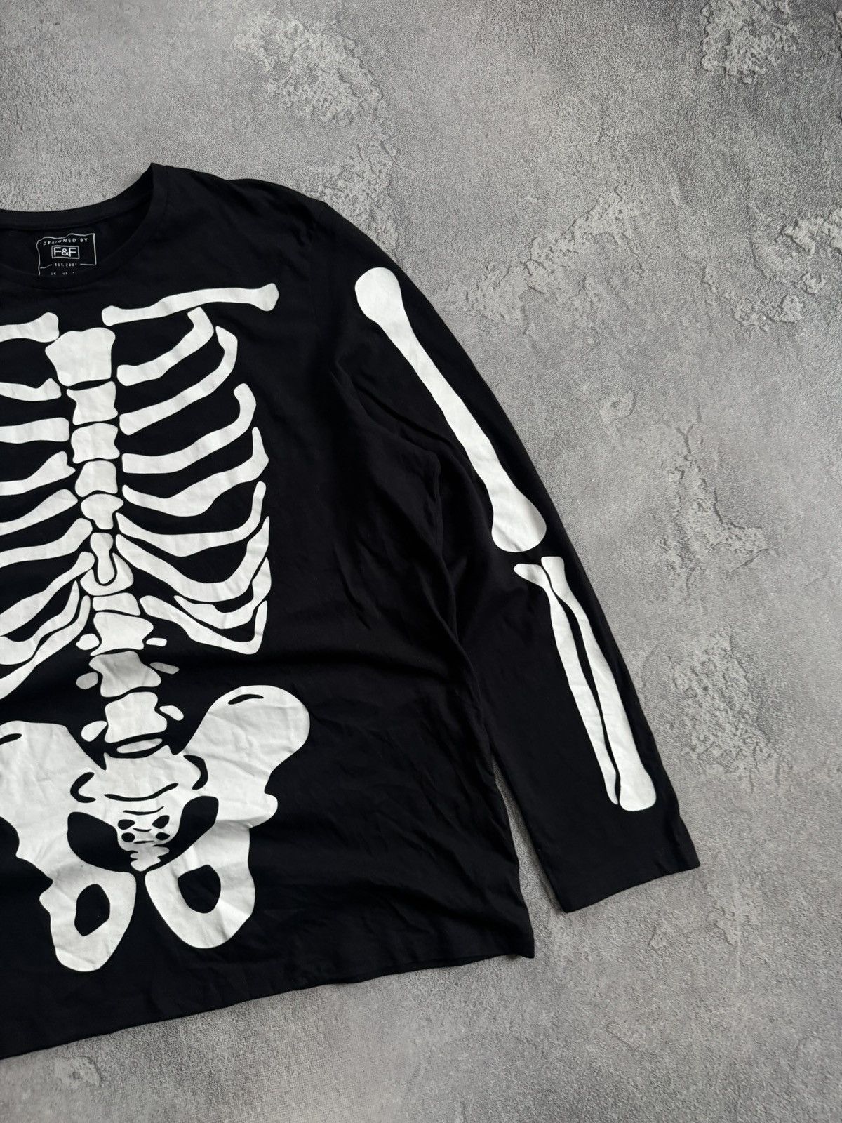 Hysteric Glamour Skeleton 🩻 Xray bones 🦴 tee tshirts long sleeve Y2K L.G.B. Size US XXL / EU 58 / 5 - 7 Thumbnail