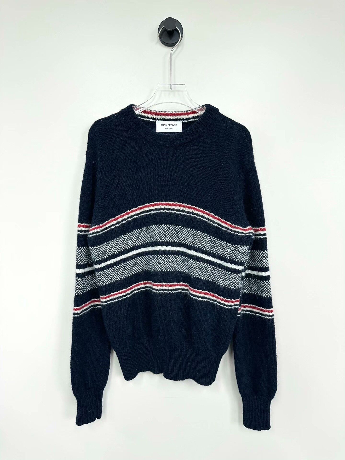 Thom Browne Thom Browne Striped Knit Sweater Size 0 Size US XS / EU 42 / 0 - 1 Thumbnail