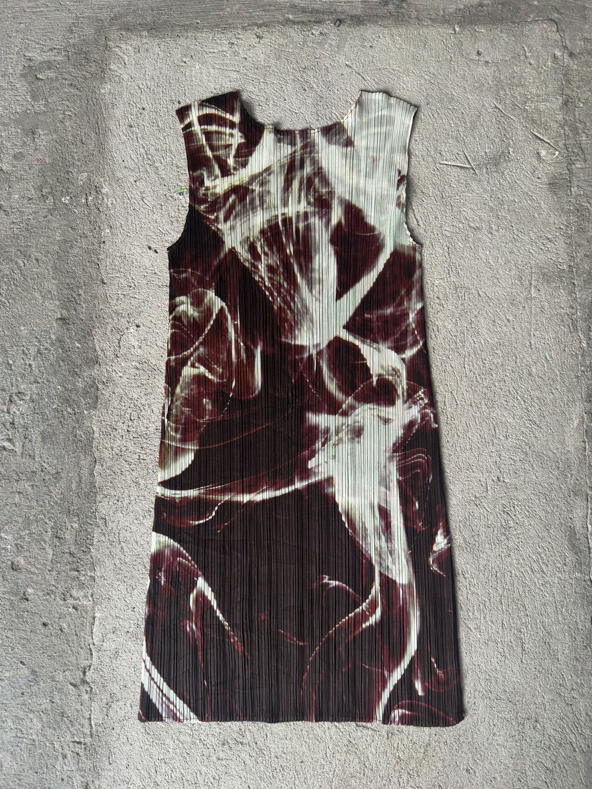 Pleats Please Issey Miyake Pleats Please Aurora Gradient Pleated Dress Size L / US 10 / IT 46 - 5 Thumbnail