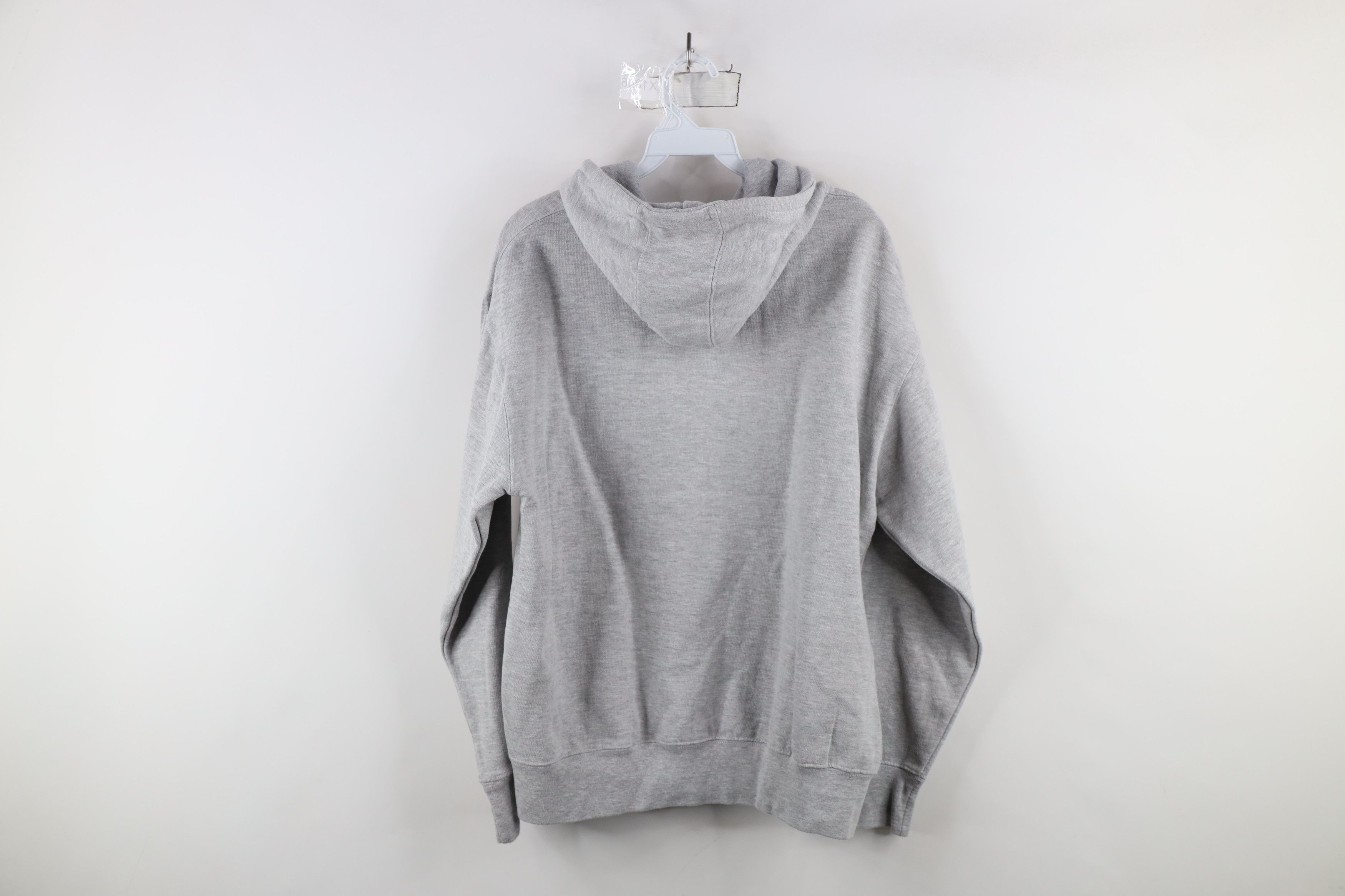 Vintage Vintage 90s Y2K Streetwear Hoodie Sweatshirt Heather Gray Size US M / EU 48-50 / 2 - 11 Thumbnail