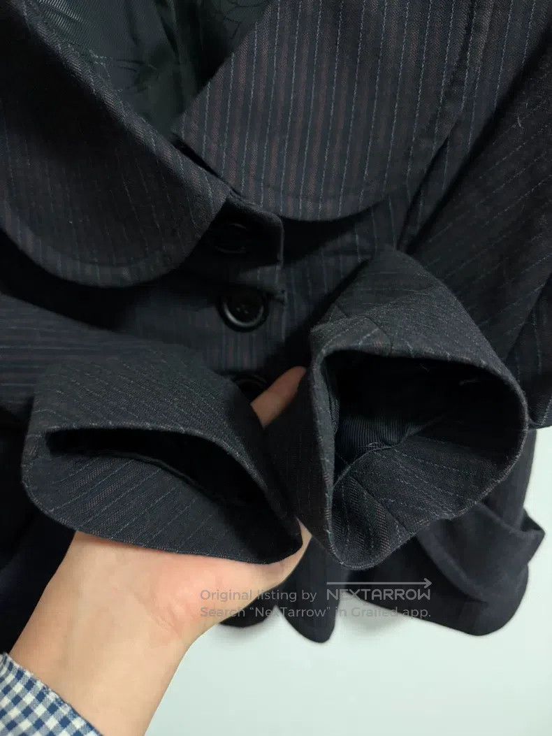 Vivienne Westwood Vivienne Westwood Dark Patterned Striped Lapel Blazer Jack Size M / US 6-8 / IT 42-44 - 8 Thumbnail