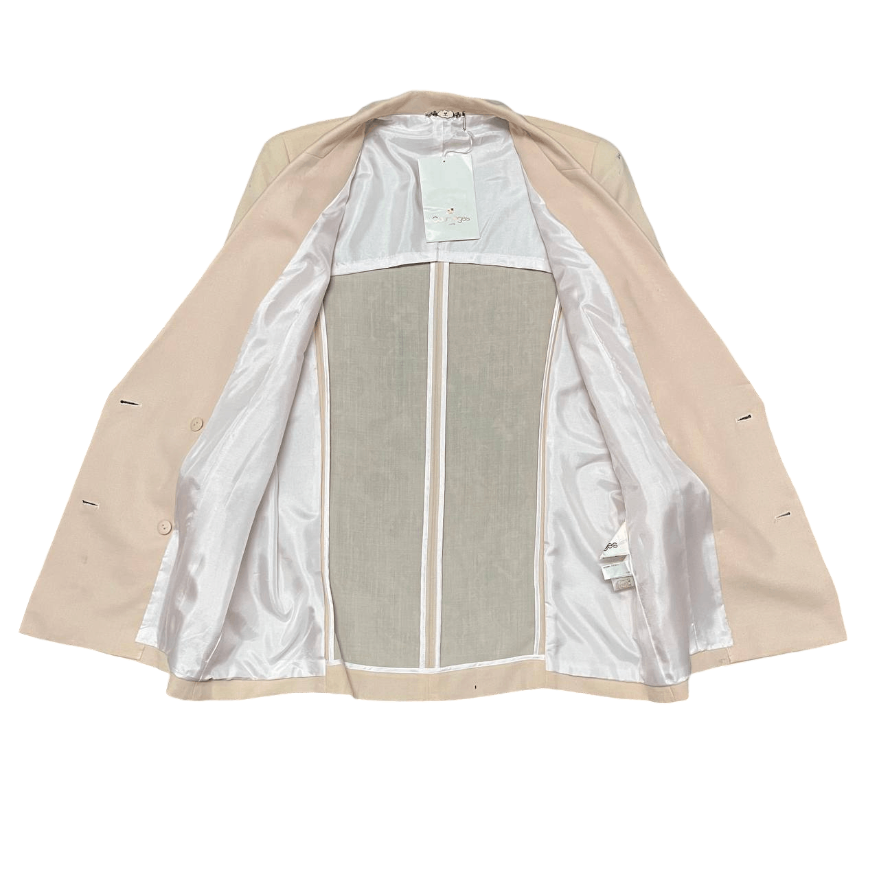 Courreges Vintage Courreges Paris Pink Wool Blazer Coat Size US M / EU 48-50 / 2 - 8 Thumbnail