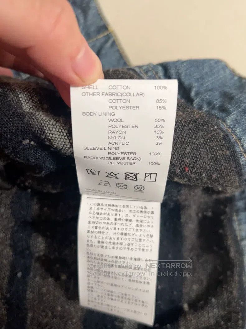 Neighborhood Neighborhood Denim Jacket + Wool Lining Size US S / EU 44-46 / 1 - 6 Thumbnail