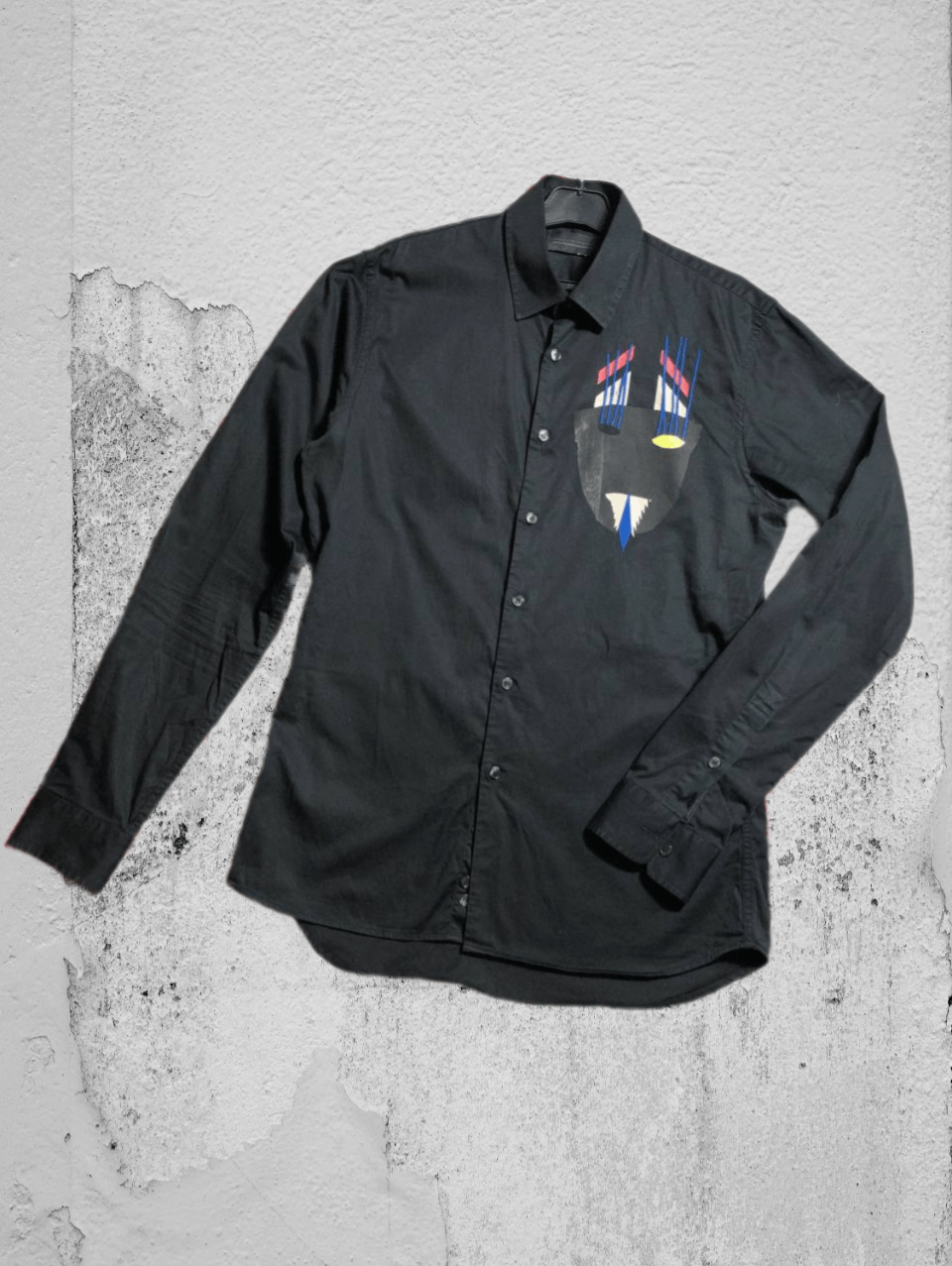 Diesel × Diesel Black Gold Diesel Black Gold Slim Fit Black Dress Shirt Size US S / EU 44-46 / 1 - 1 Thumbnail