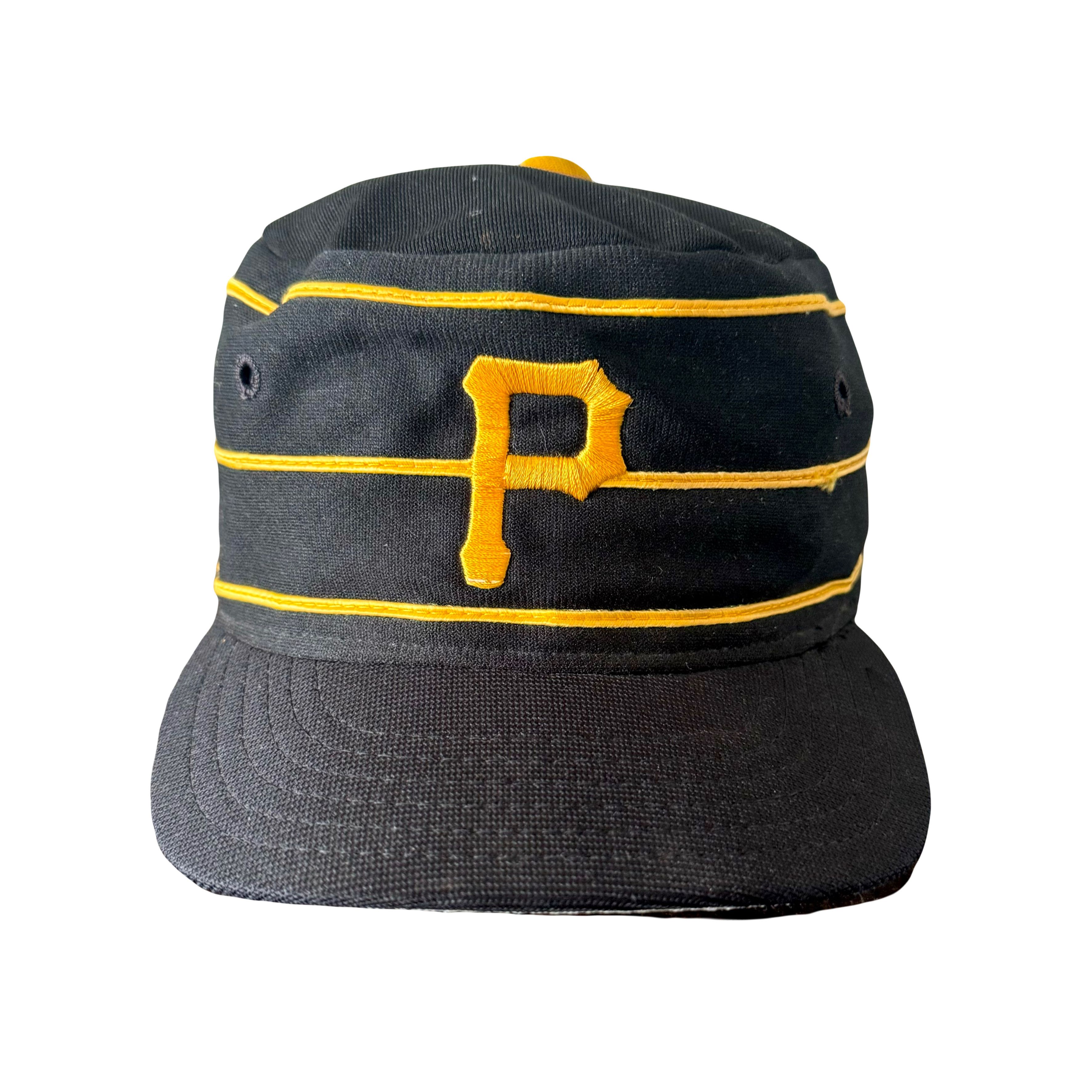 MLB × New Era × Vintage VTG 80s Pittsburgh Pirates New Era Pro Model MLB Fitted Hat Size ONE SIZE - 1 Thumbnail