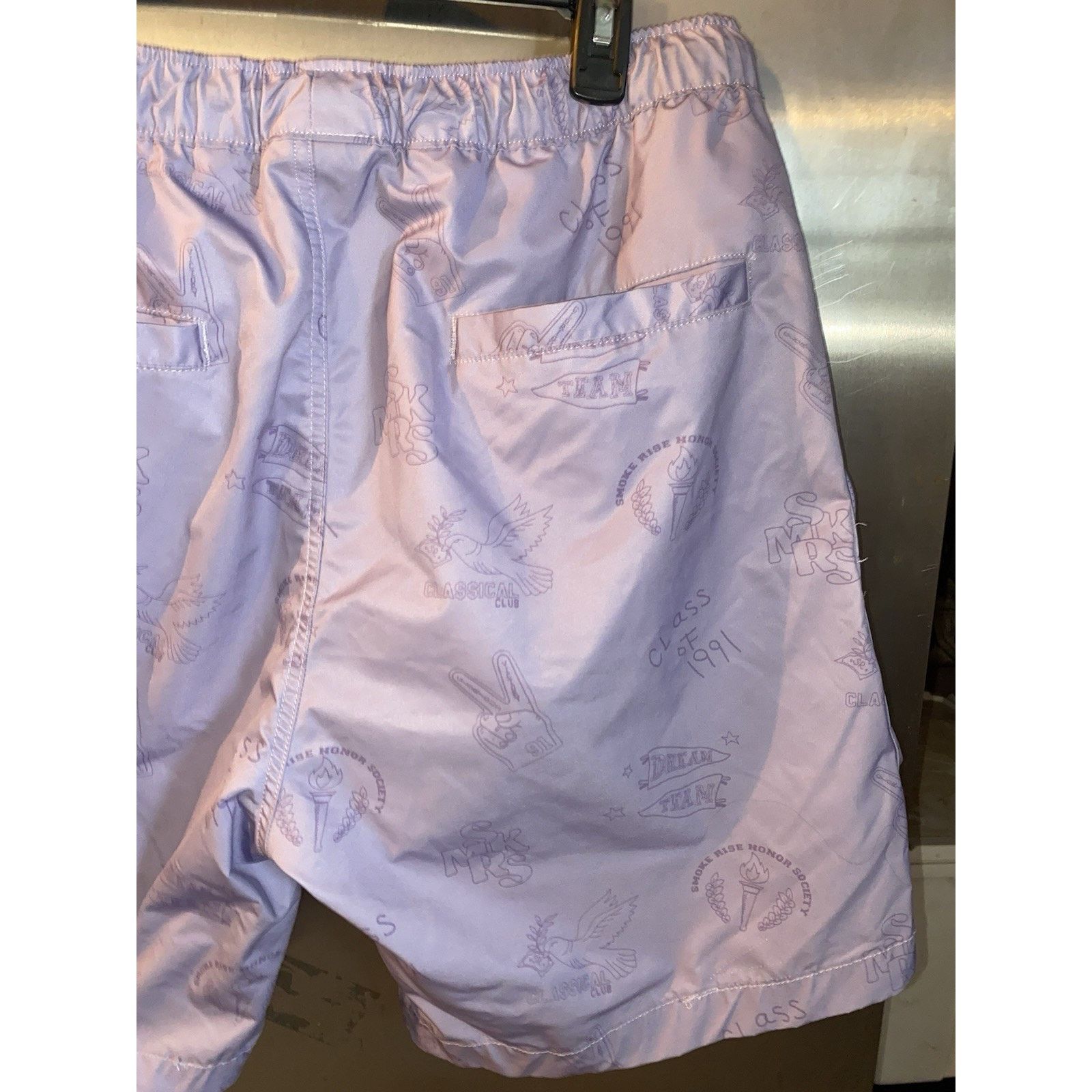 Other Smoke Rise Graphic Print Cargo Shorts Lavender Size US 36 / EU 52 - 8 Thumbnail