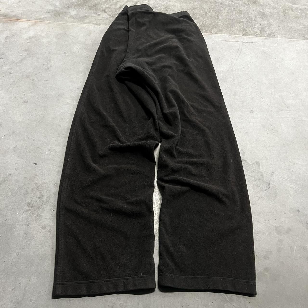 Japanese Brand × Vintage Vintage Y2K Baggy Black Wideleg Sweatpants with Pockets! Size US 34 / EU 50 - 5 Thumbnail