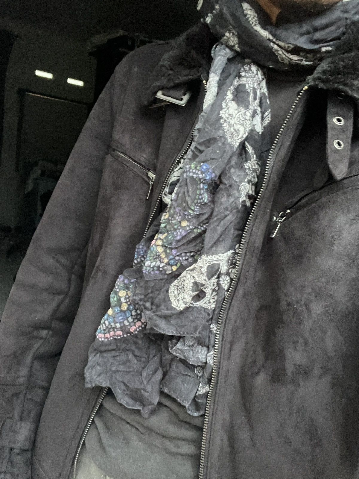 Isamu Katayama Backlash Japanese alexander mcqueen style unknwn scarf Size ONE SIZE - 3 Thumbnail