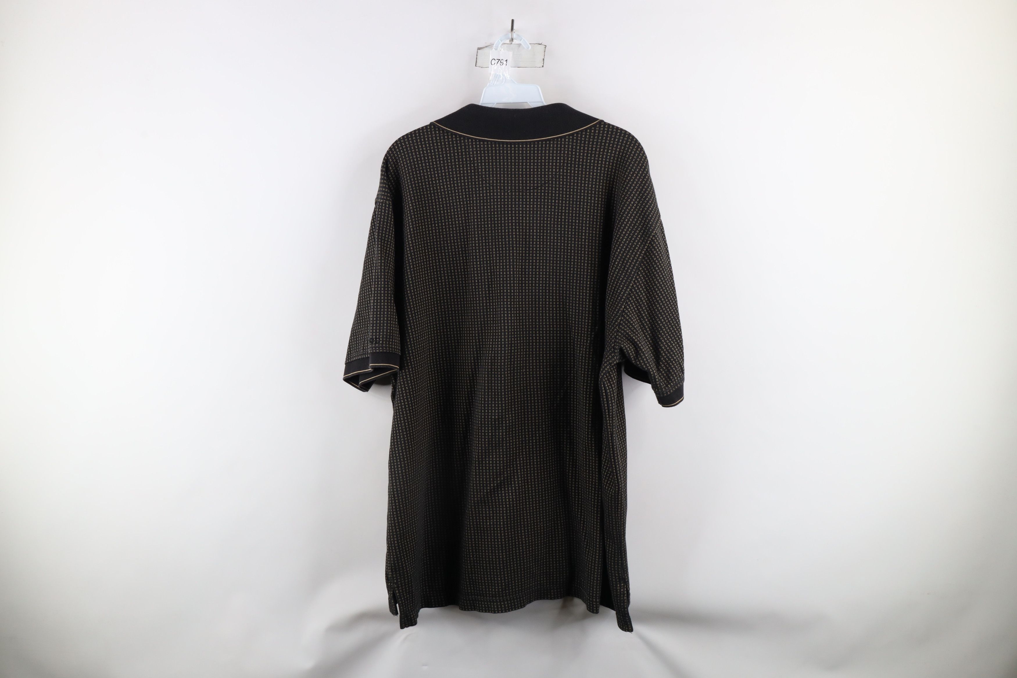 Vintage Vintage 90s Streetwear Geometric Collared Golf Polo Shirt Size US XL / EU 56 / 4 - 8 Thumbnail