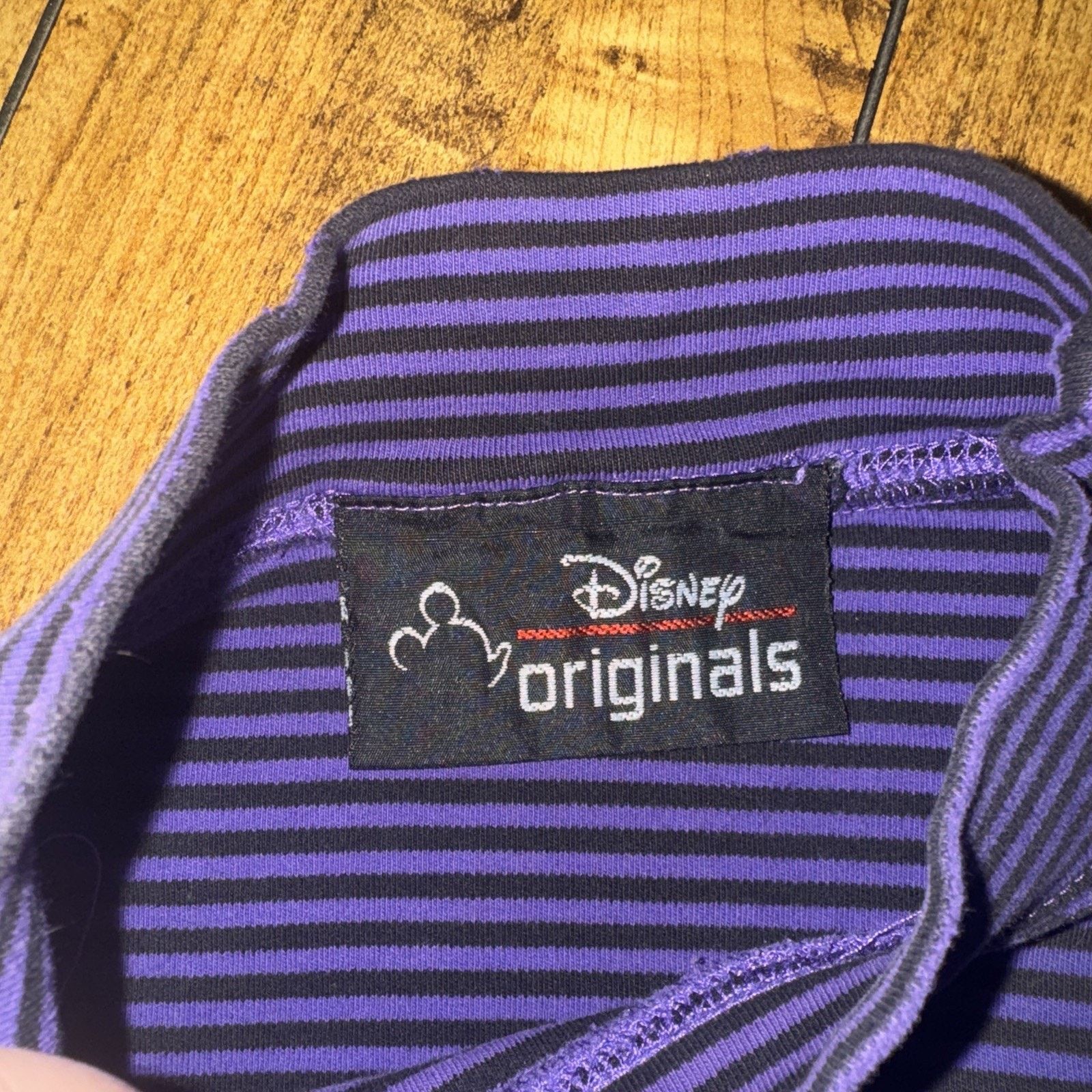 Disney × Vintage Disney Minnie Mouse Striped Mockneck Purple XL Oversized Size US XL / EU 56 / 4 - 7 Thumbnail