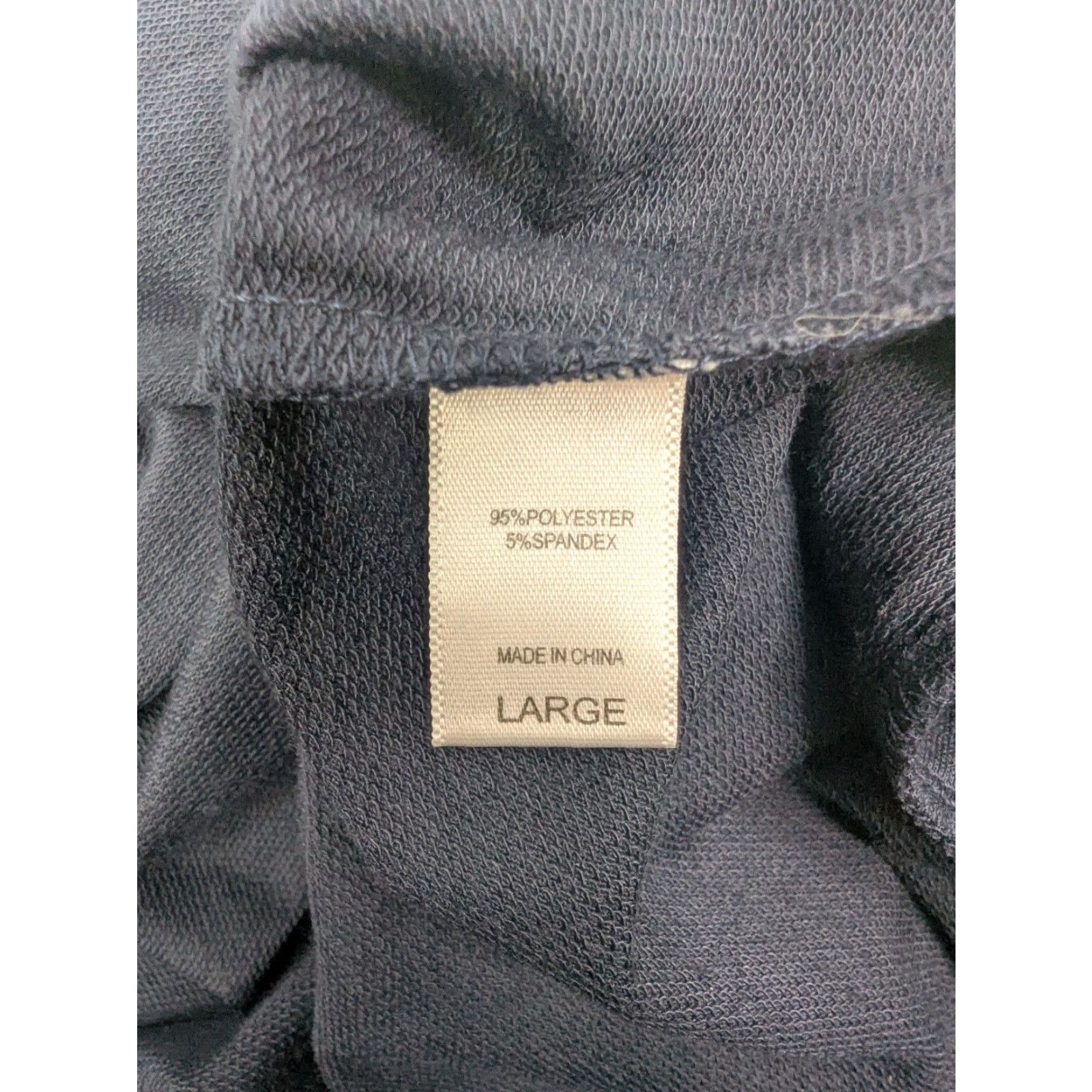Vintage MUK LUKS Hooded Pullover Shirt Women L Navy Blue Cap Sleeve Terry Pullover Activewear Size L / US 10 / IT 46 - 7 Thumbnail