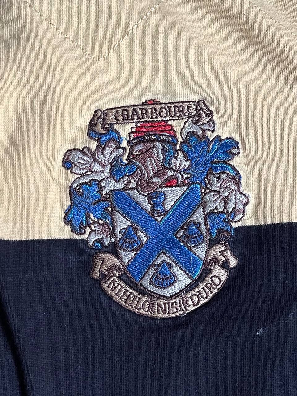 Barbour × Vintage Vintage Barbour Rugby Longsleeve Size US S / EU 44-46 / 1 - 5 Thumbnail