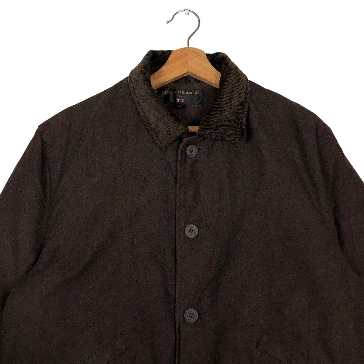 Japanese Brand 🔥Rich Brown Vtg Chore Jacket Quilted John Pearse London Size US M / EU 48-50 / 2 - 3 Thumbnail