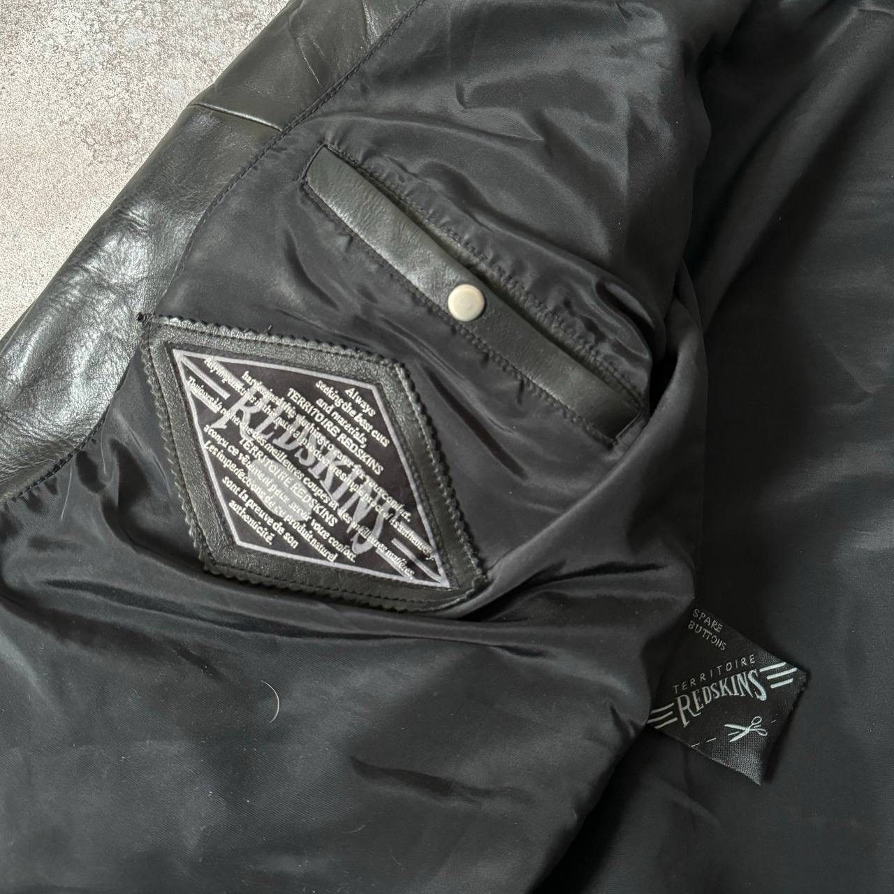 Redskins Vintage Racing Faded Leather Jacket