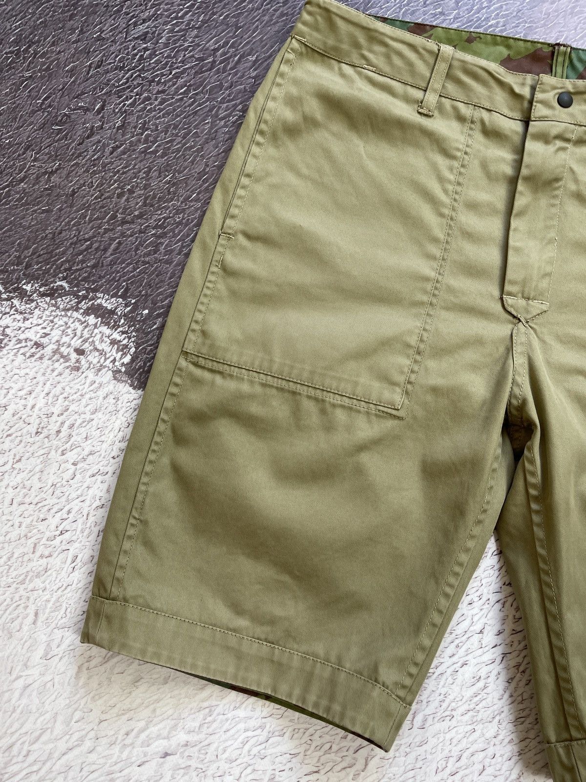 Japanese Brand × Maharishi Maharishi reversible camouflage/beige military shorts rare Size US 36 / EU 52 - 20 Thumbnail