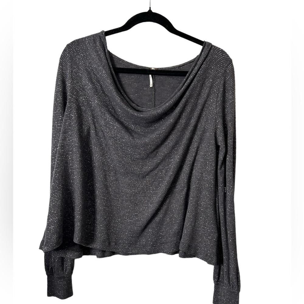 Free People Free People l Metallic Oversized Top XS Size XS / US 0-2 / IT 36-38 - 2 Thumbnail